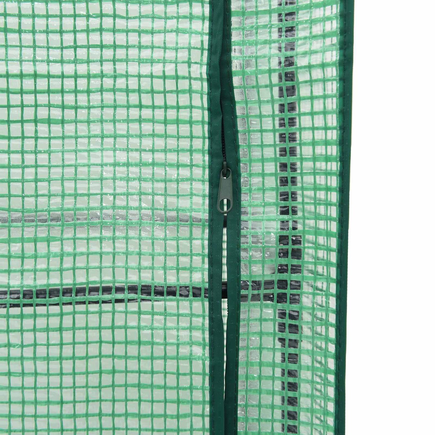Gartenplanter mit Gewächshausabdeckung und Rädern 2 Stk. Braun