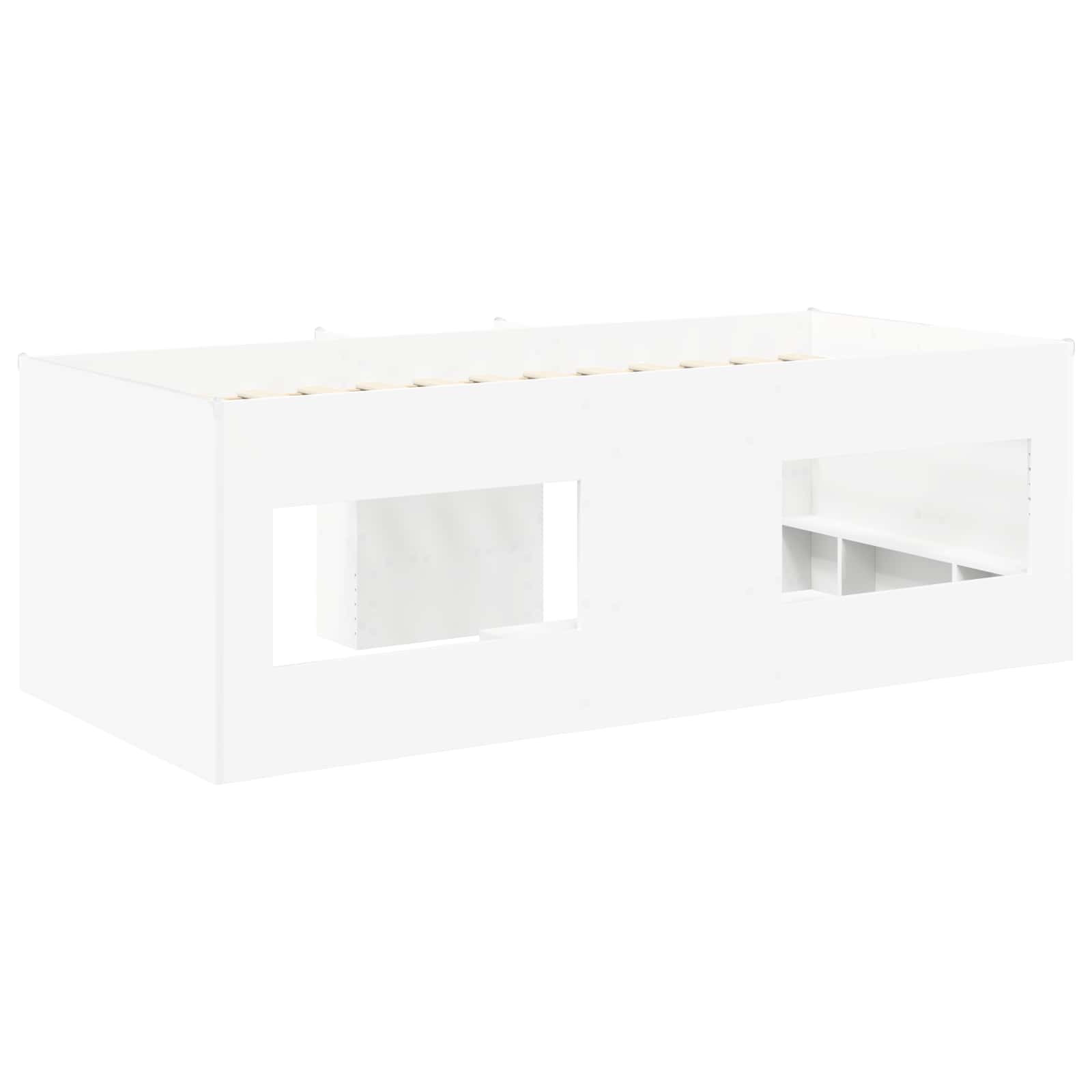 Hochbett für Kinder Weiß 80 x 200 cm Holzwerkstoff
