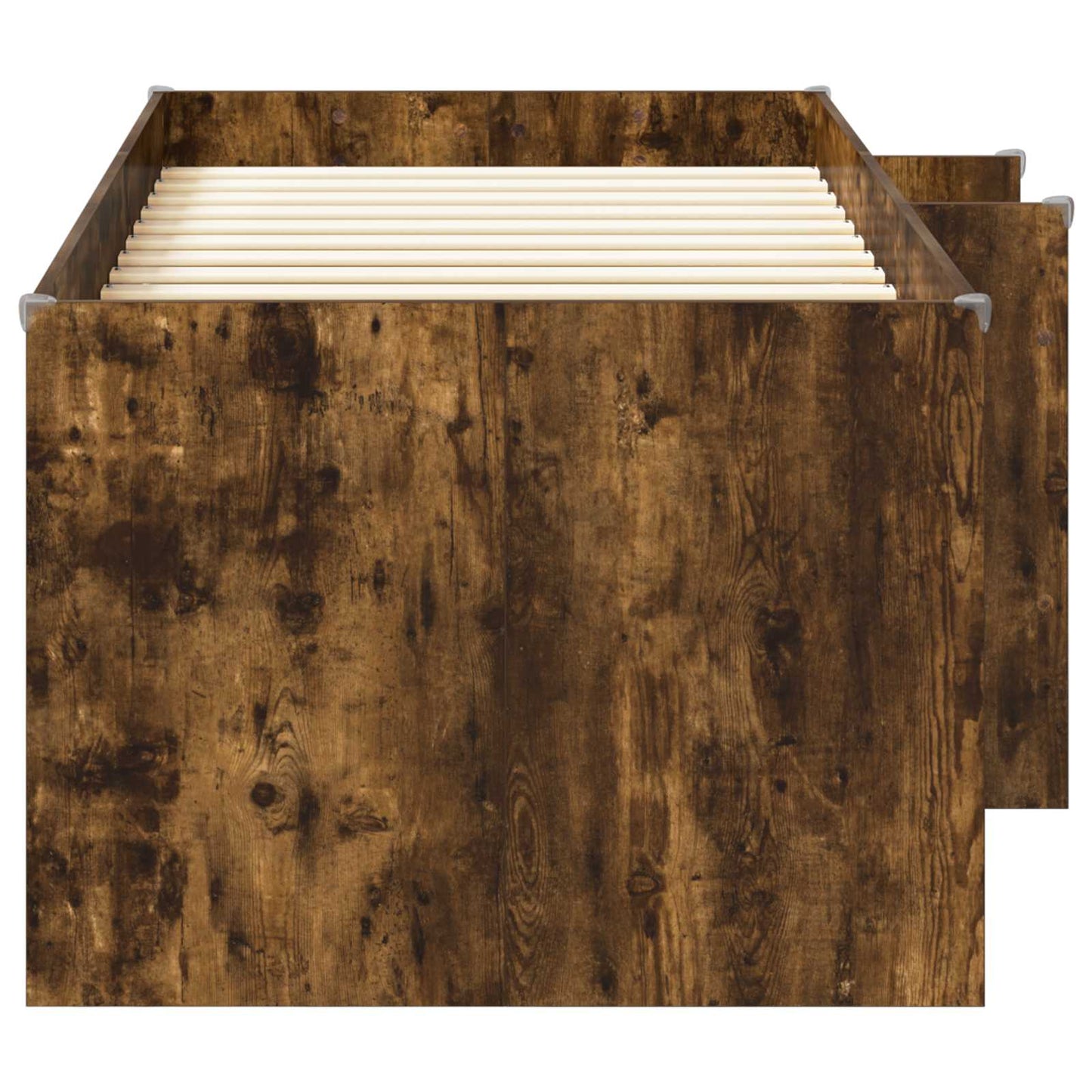 Hochbett für Kinder Raucheiche 80 x 200 cm Holzwerkstoff