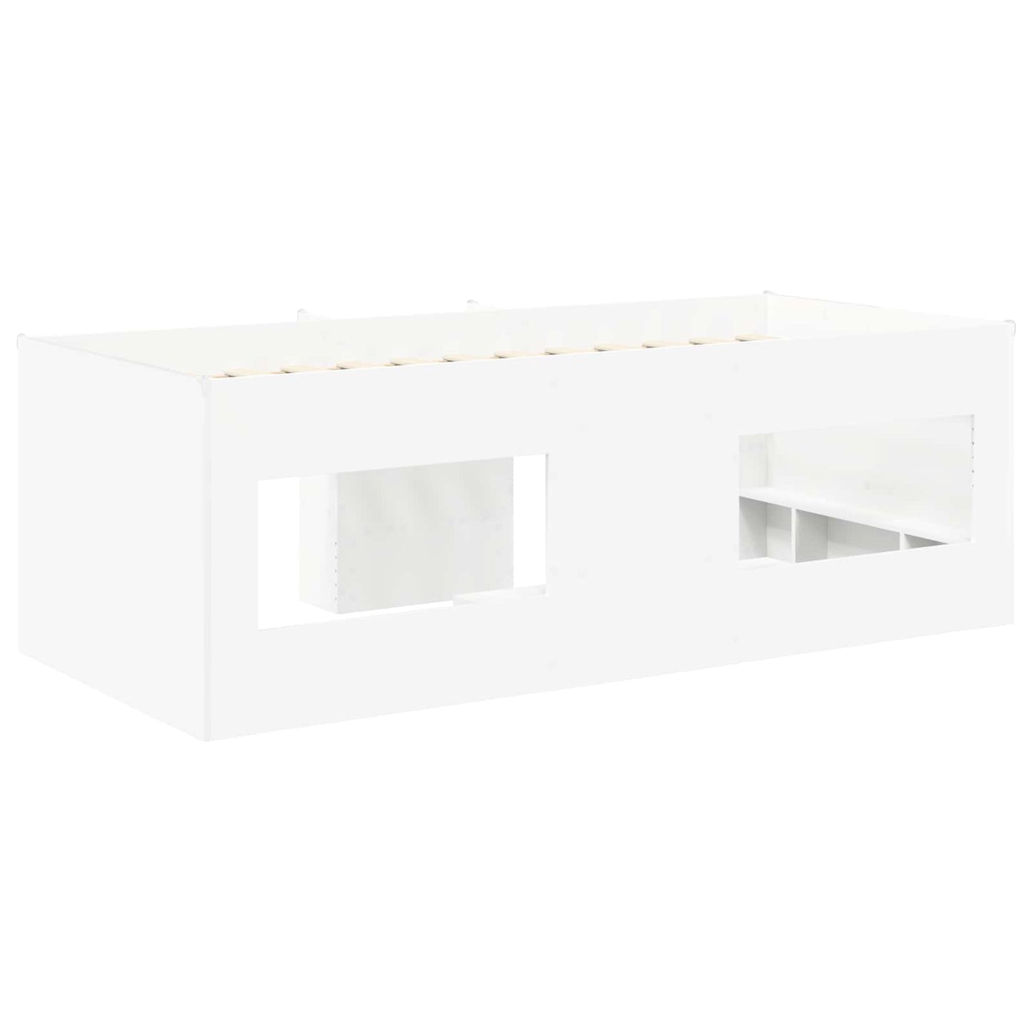 Hochbett für Kinder Weiß 90 x 200 cm Holzwerkstoff