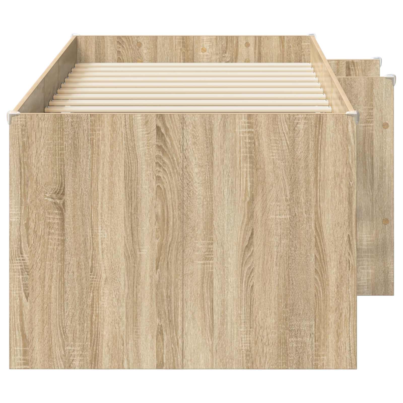 Hochbett für Kinder Sonoma-Eiche 98,5 x 200 cm Holzwerkstoff