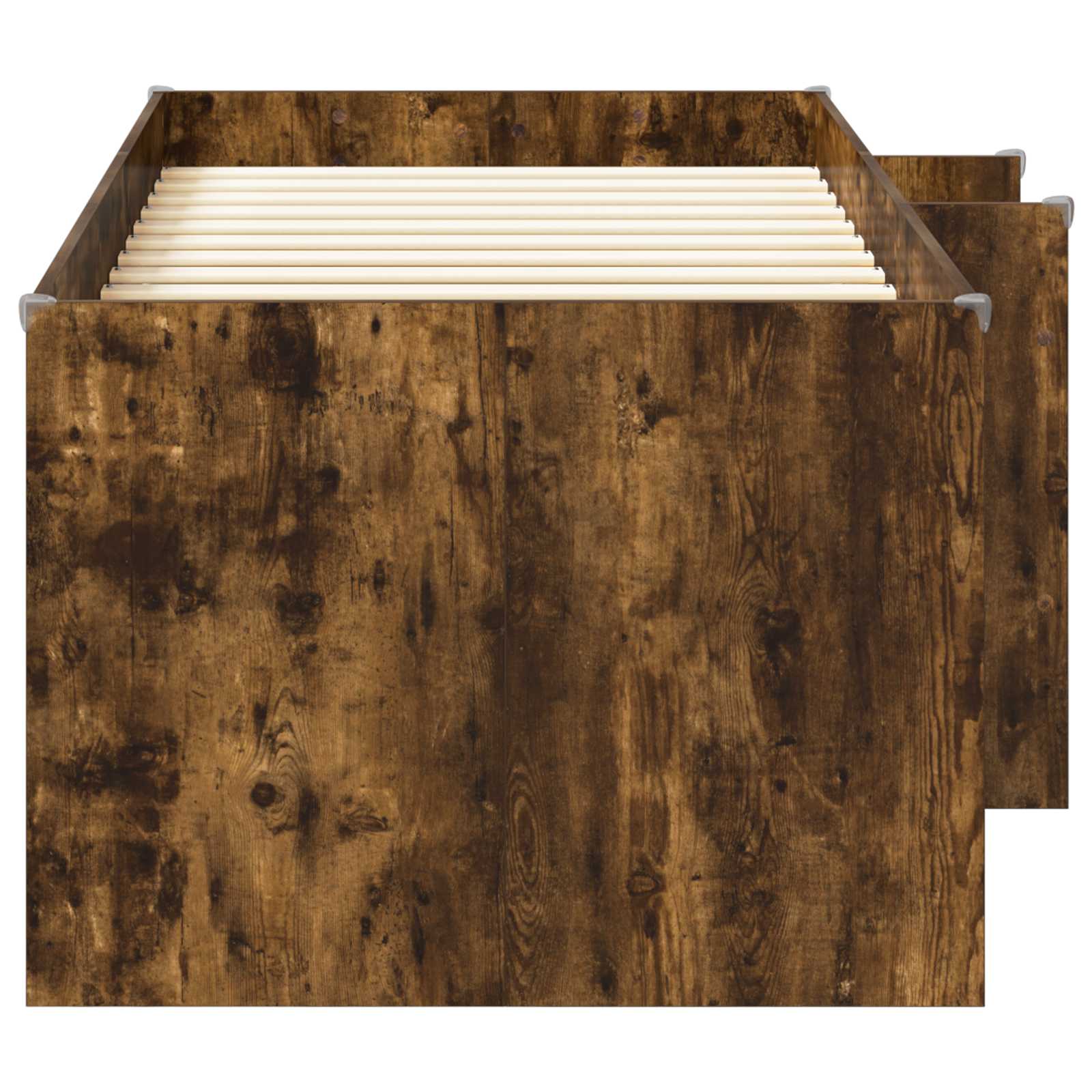 Hochbett für Kinder Raucheiche 90 x 190 cm Holzwerkstoff