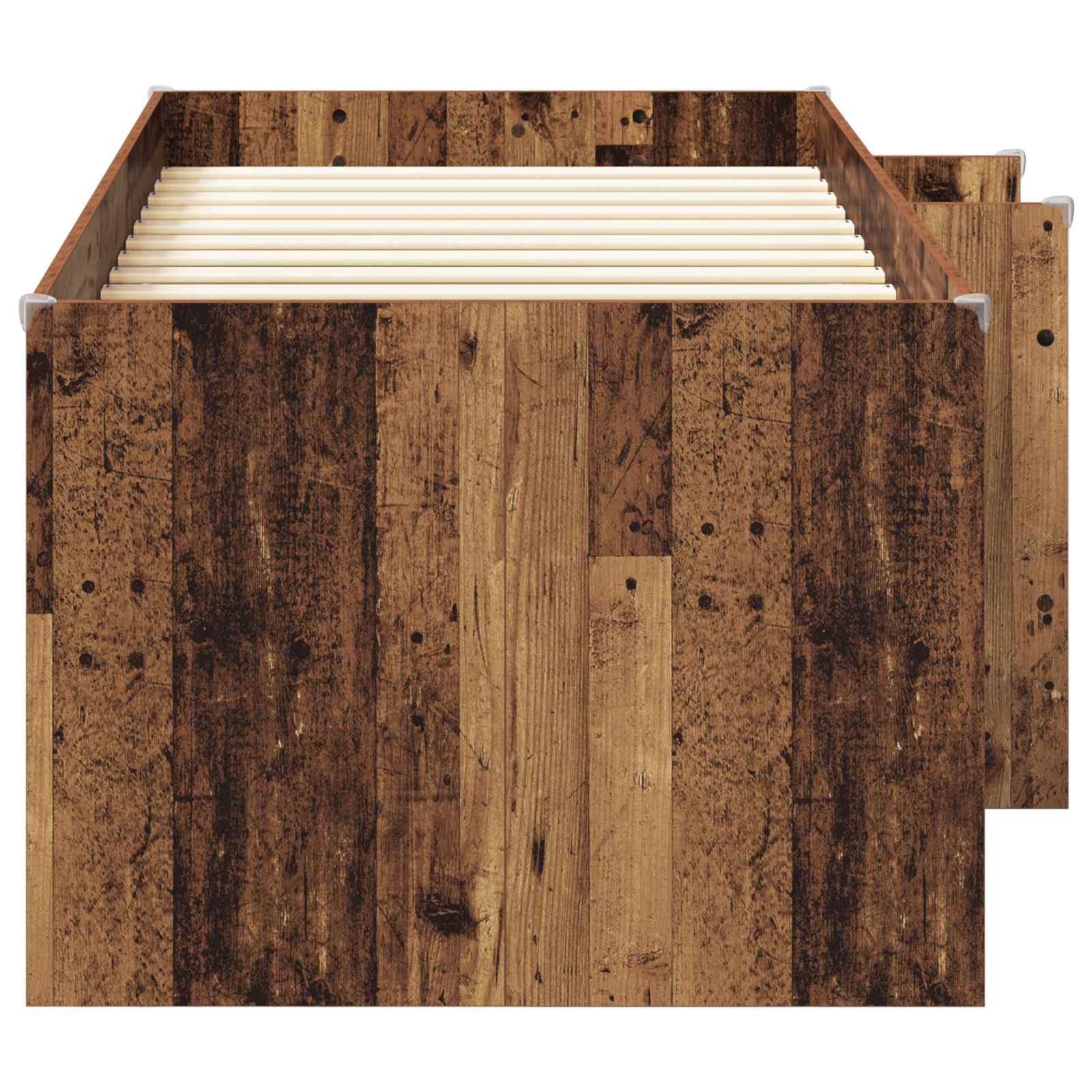 Hochbett für Kinder Altholz 90 x 190 cm Holzwerkstoff