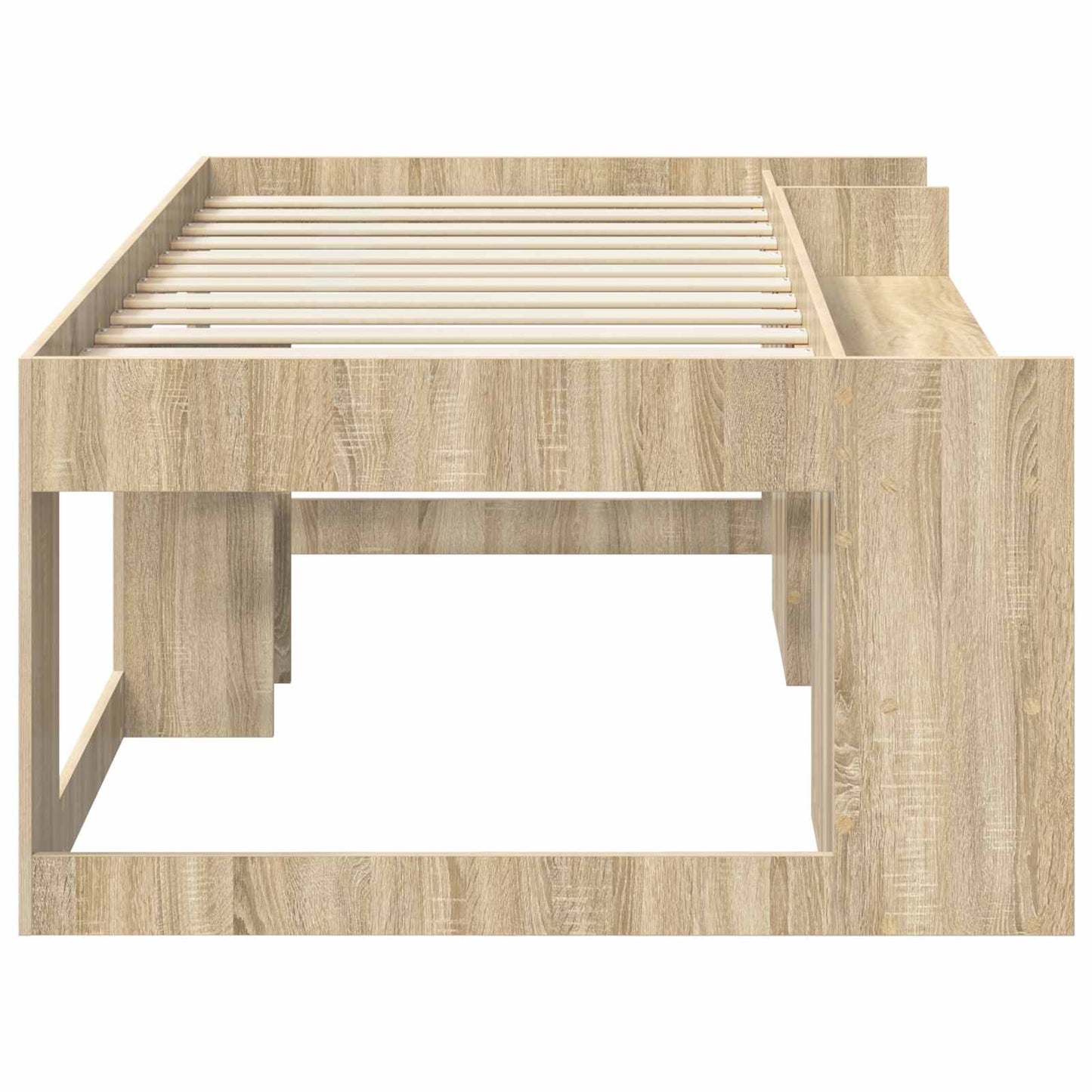 Kinderbettgestell mit Stauraum Sonoma-Eiche 75 x 190 cm