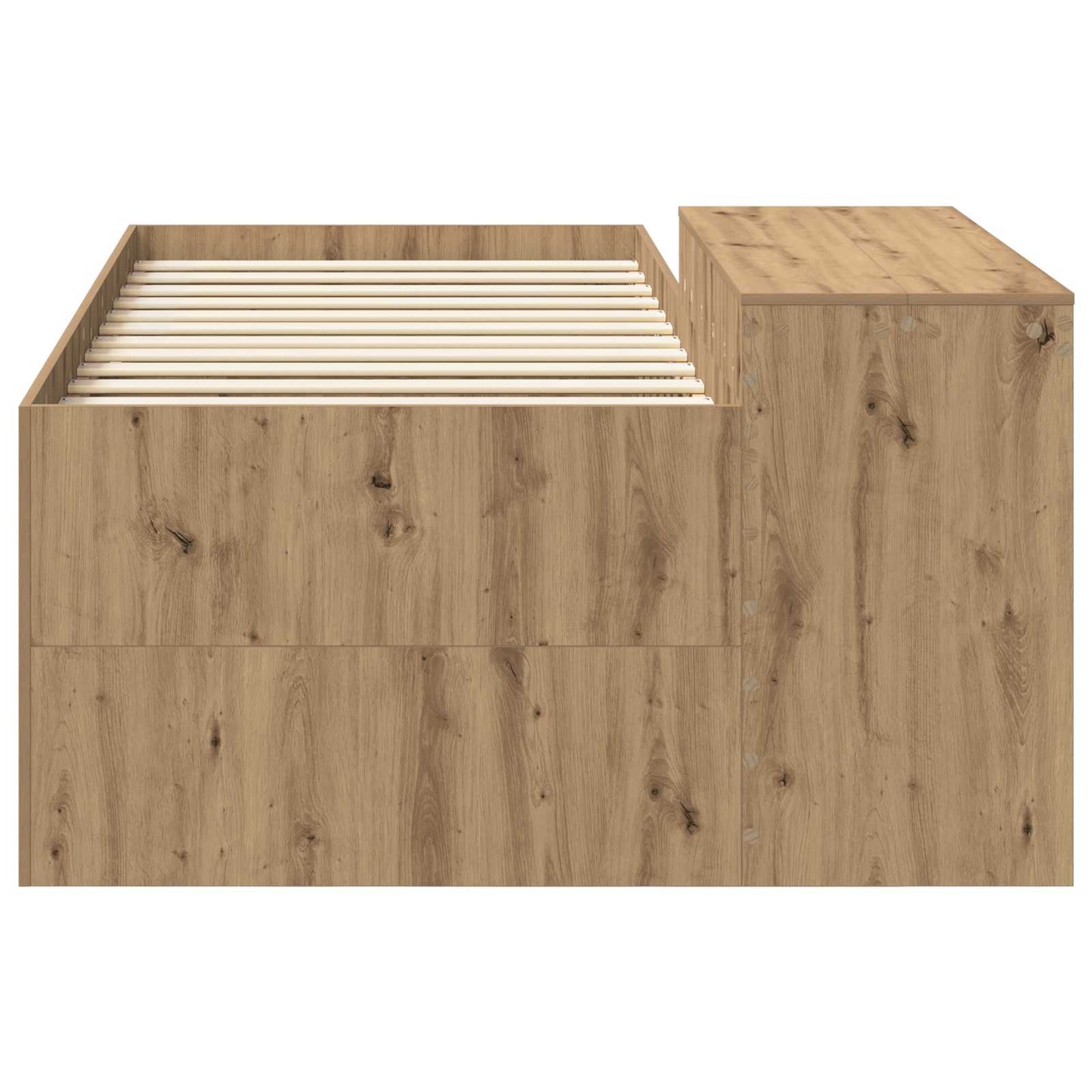 Hochbett mit Schreibtisch für Kinder Artisan-Eiche 80 x 200 cm