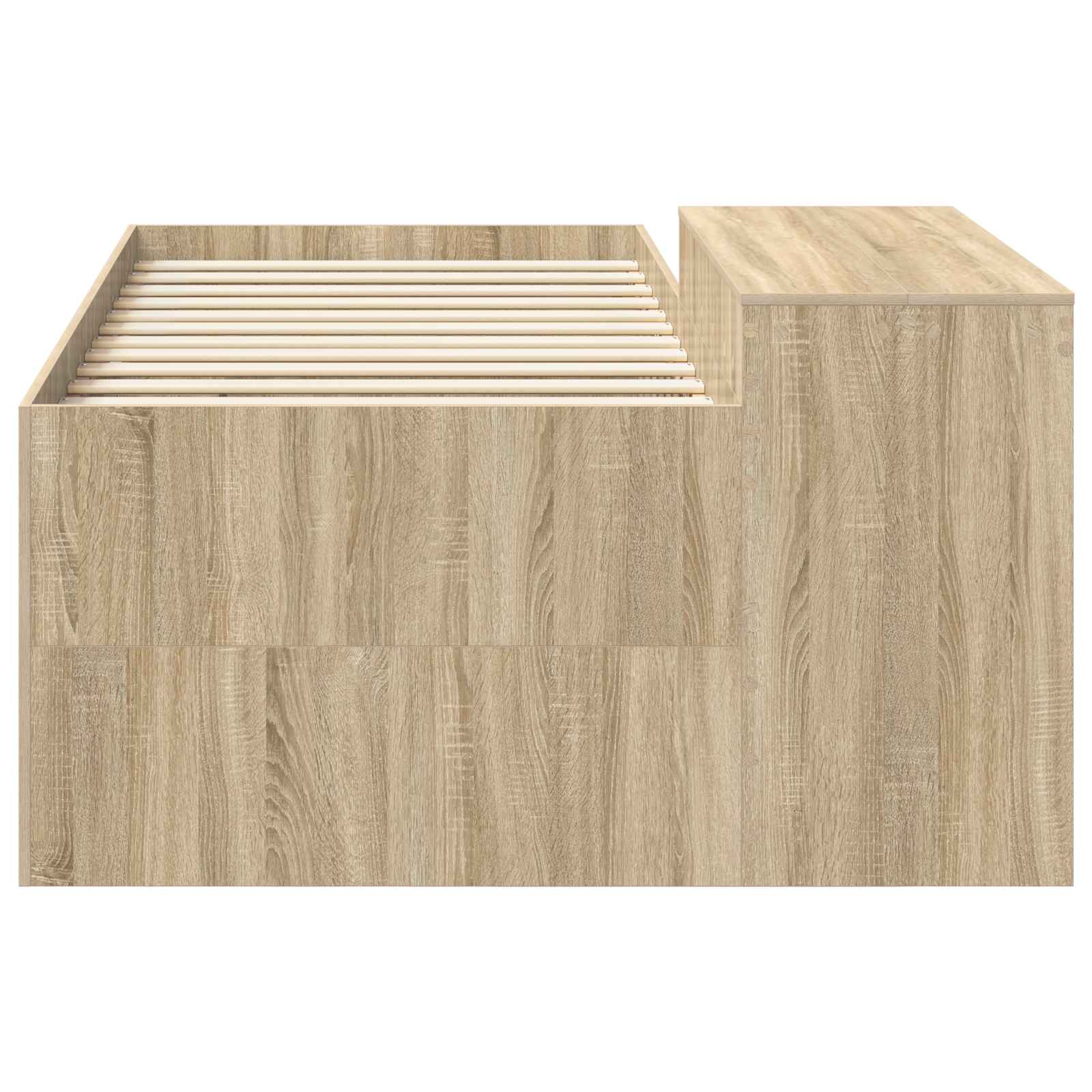 Hochbett mit Schreibtisch für Kinder Sonoma-Eiche Holzwerkstoff