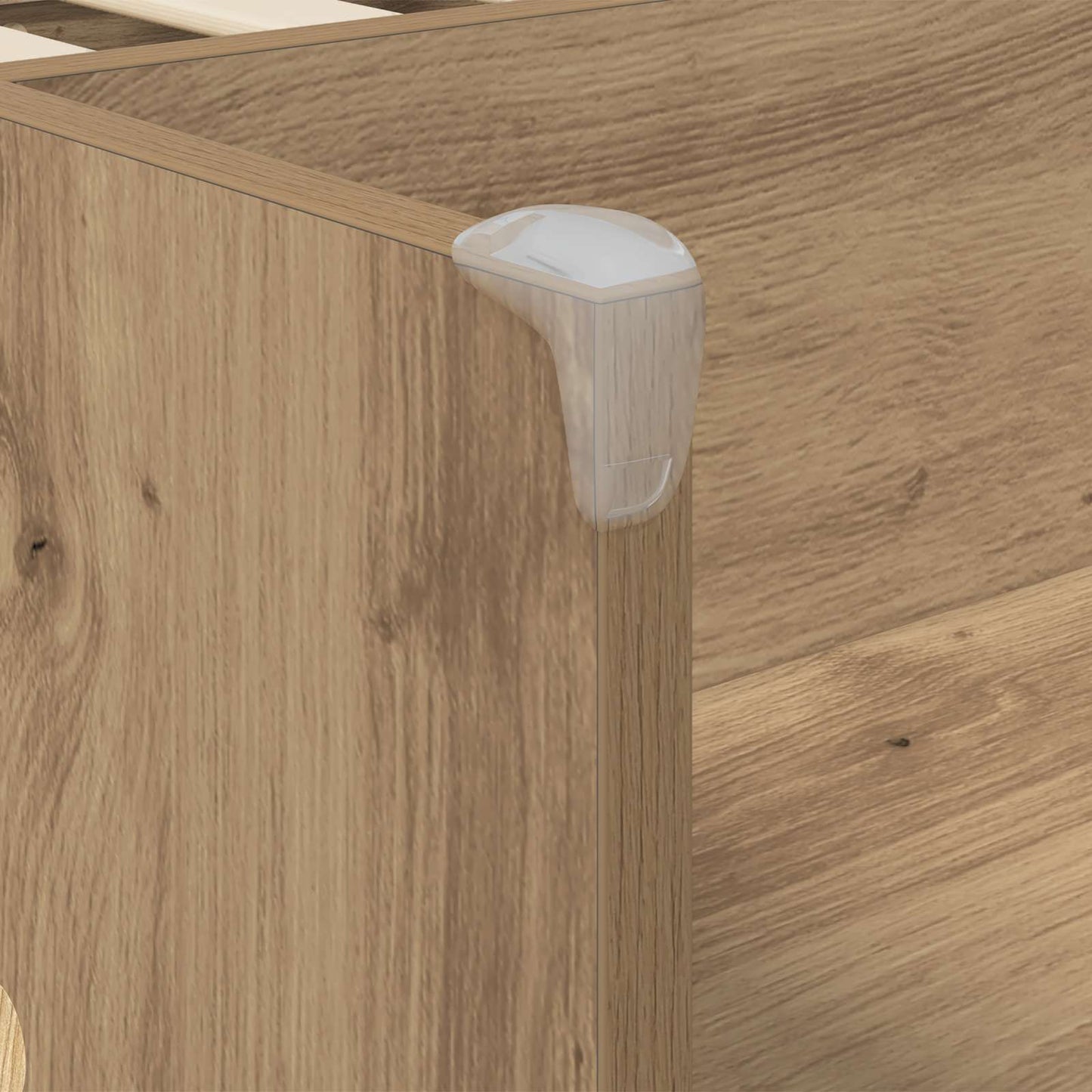 Hochbett mit Schreibtisch für Kinder Artisan-Eiche