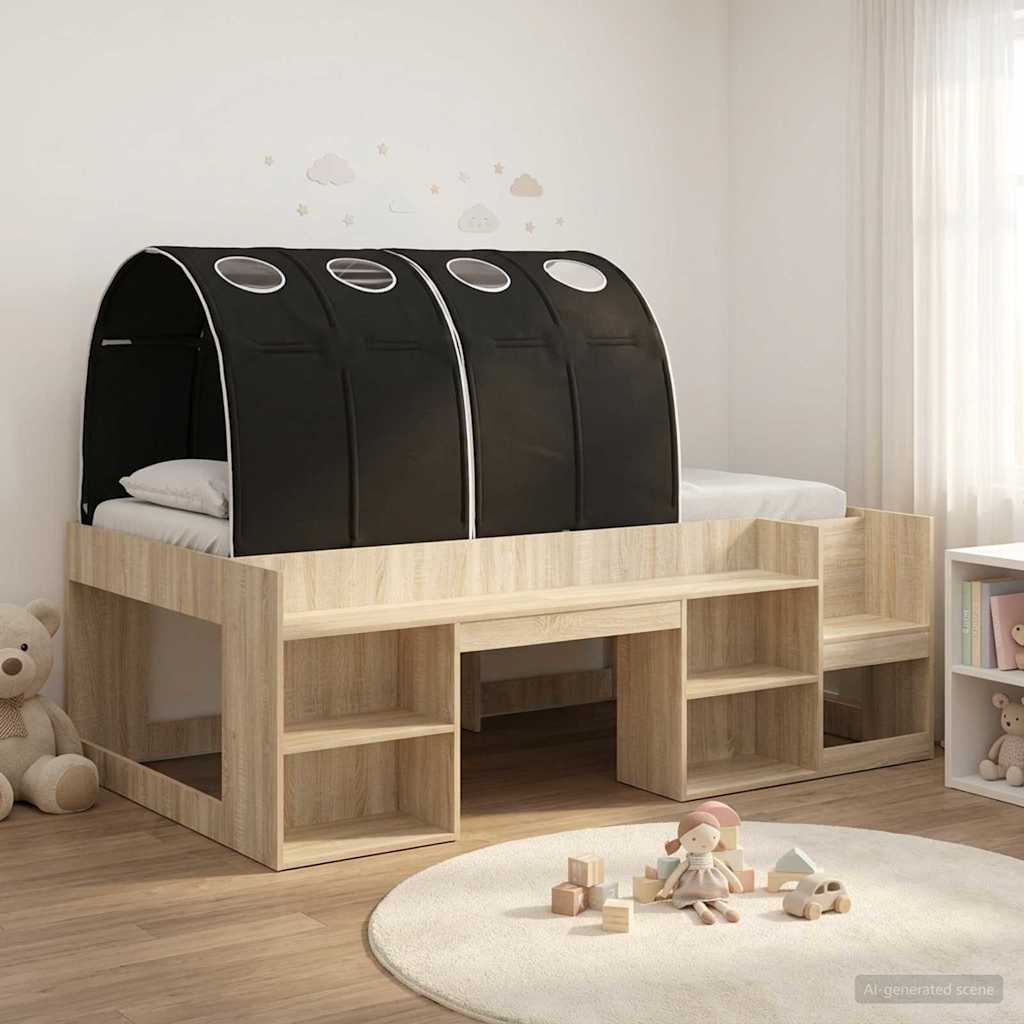 Hochbett für Kinder mit Stauraum 3 Stk. Holzwerkstoff