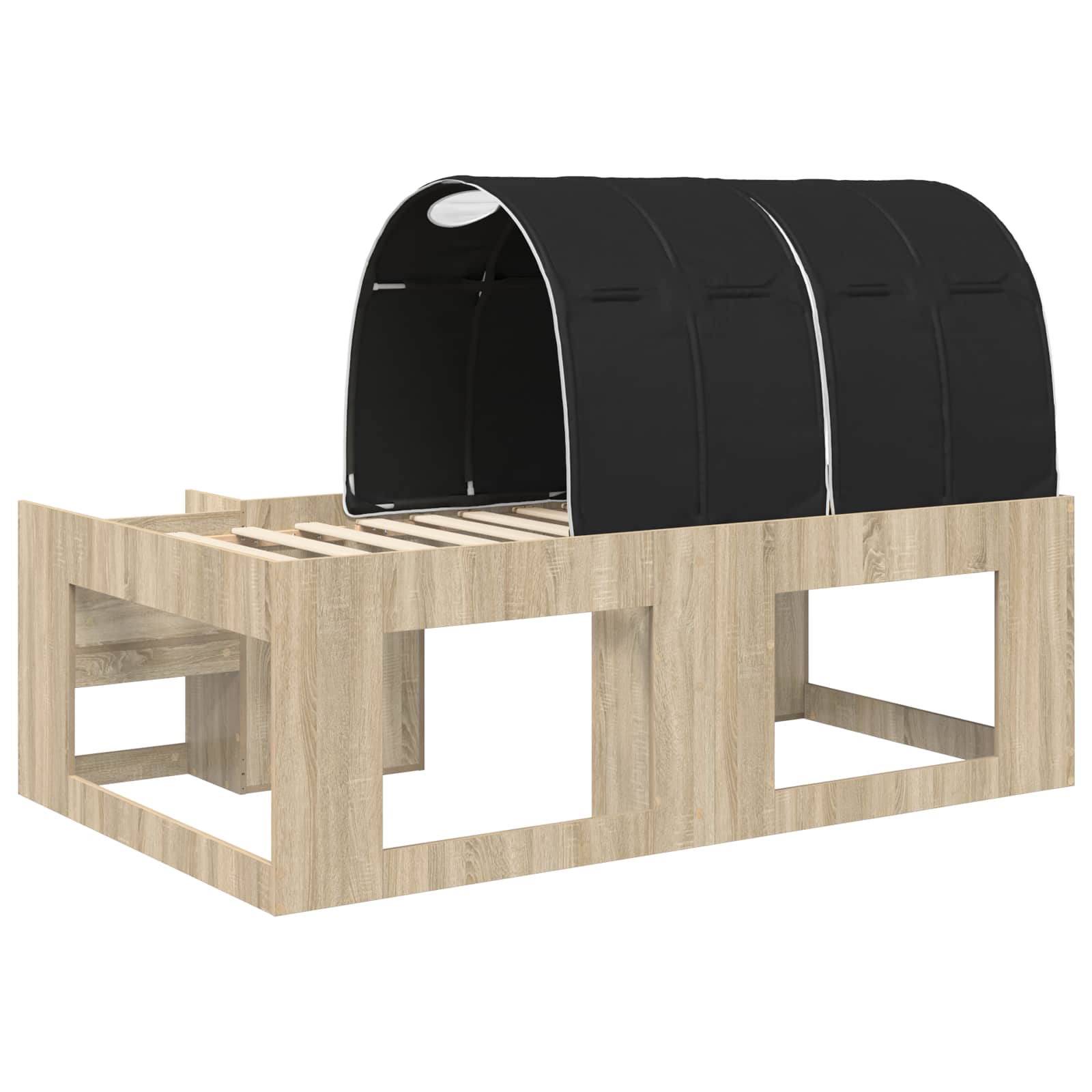 Hochbett für Kinder mit Stauraum 3 Stk. Holzwerkstoff