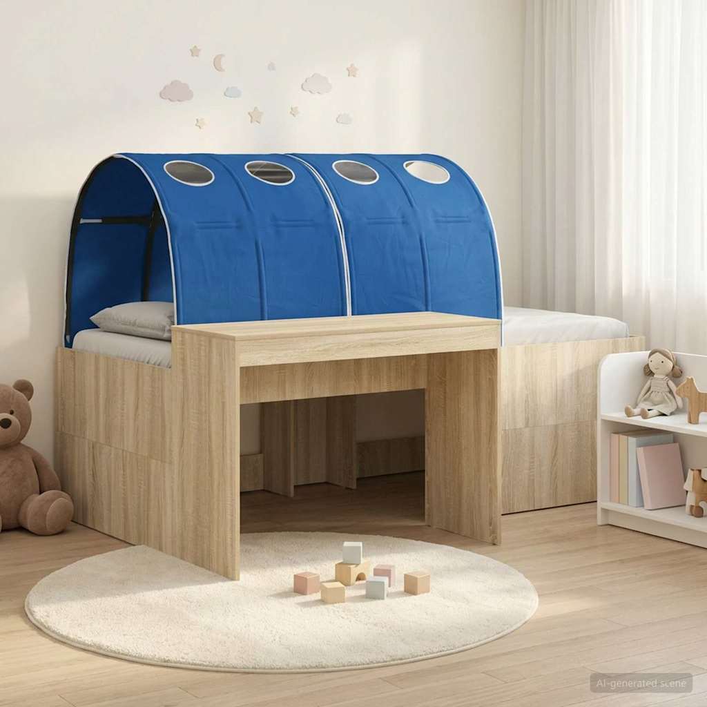 Hochbett mit Schreibtisch für Kinder 3 Stk. Holzwerkstoff