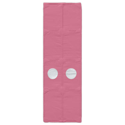 Bett mit Tunnel 3 stk. Weiß und Rosa 118,6 x 193,2 x 75,1 cm