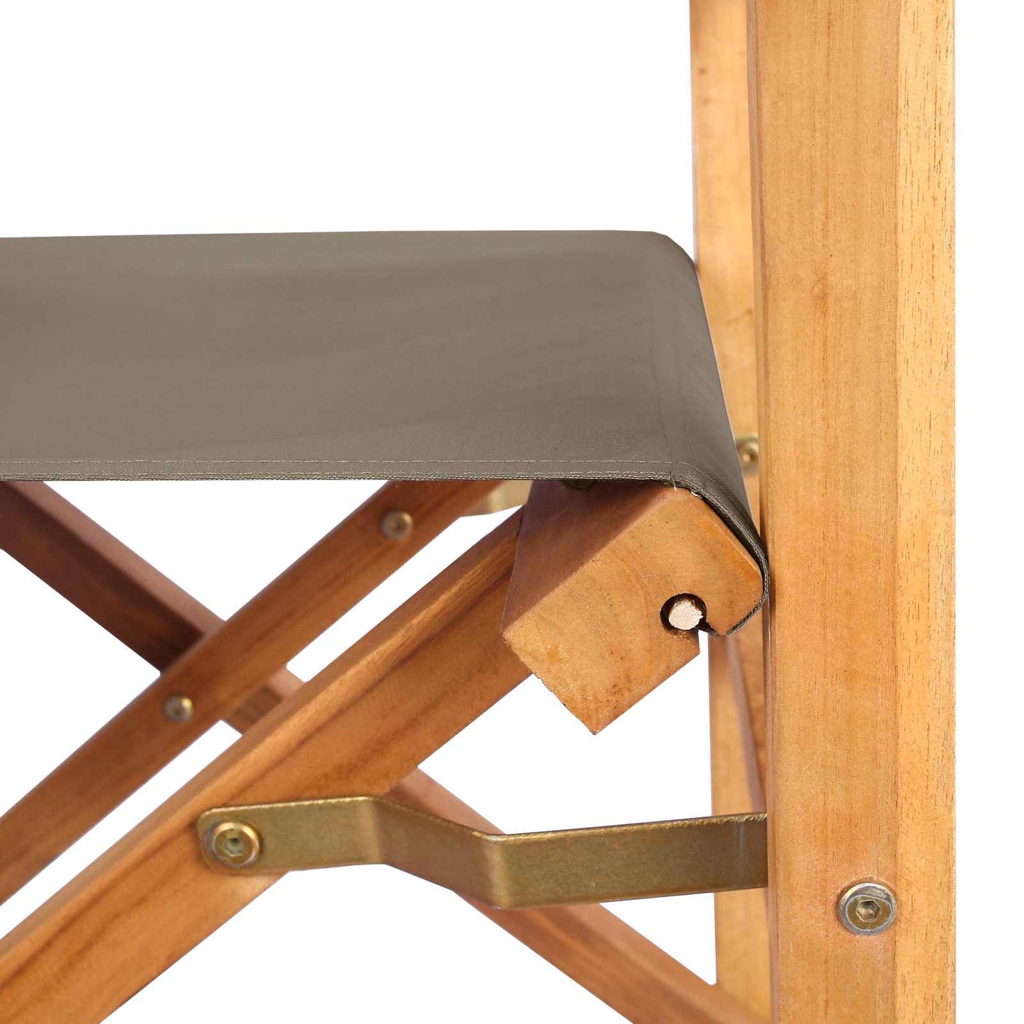 Regiestuhl 100% Polyester mit solidem Teak