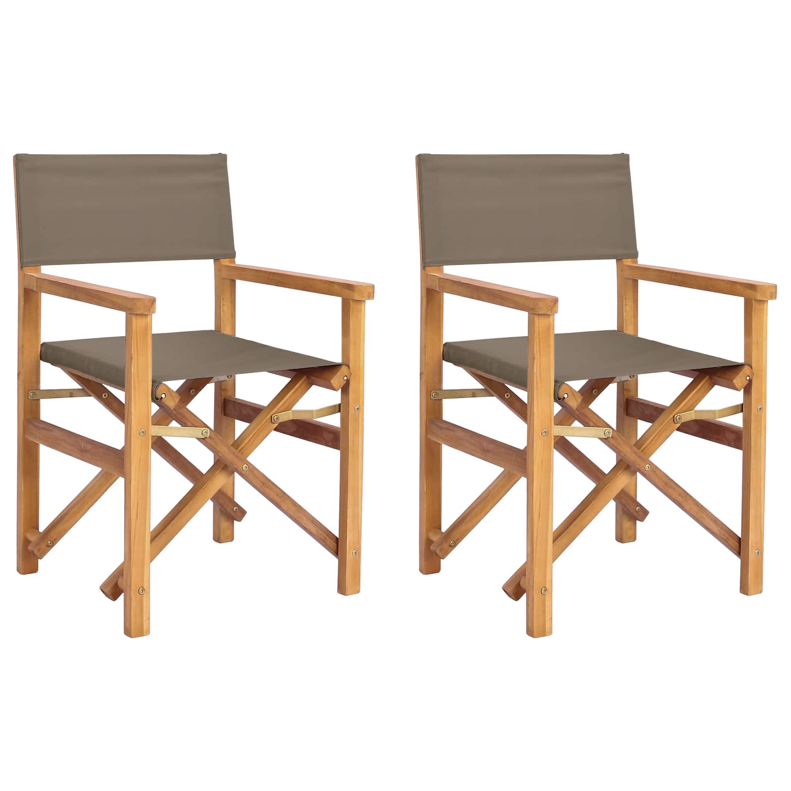 Regiestuhl 100% Polyester mit solidem Teak