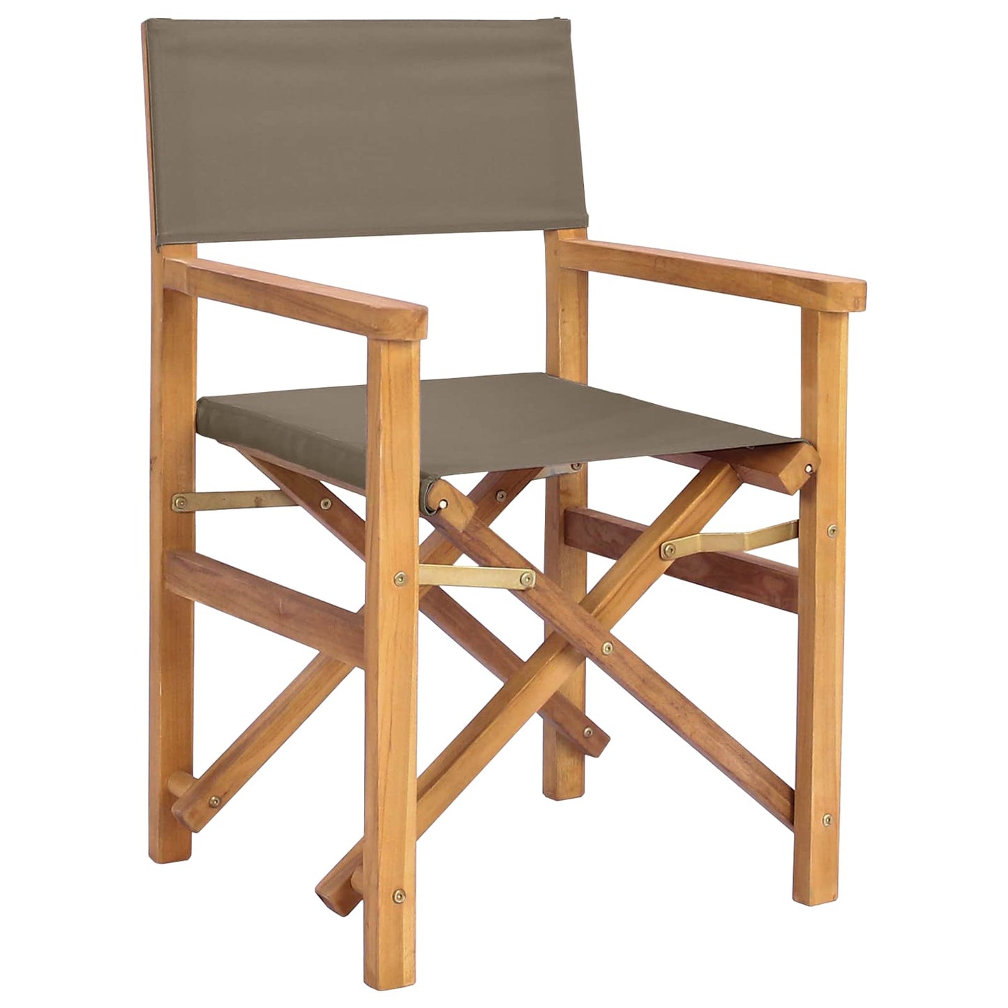 Regiestuhl 100% Polyester mit solidem Teak