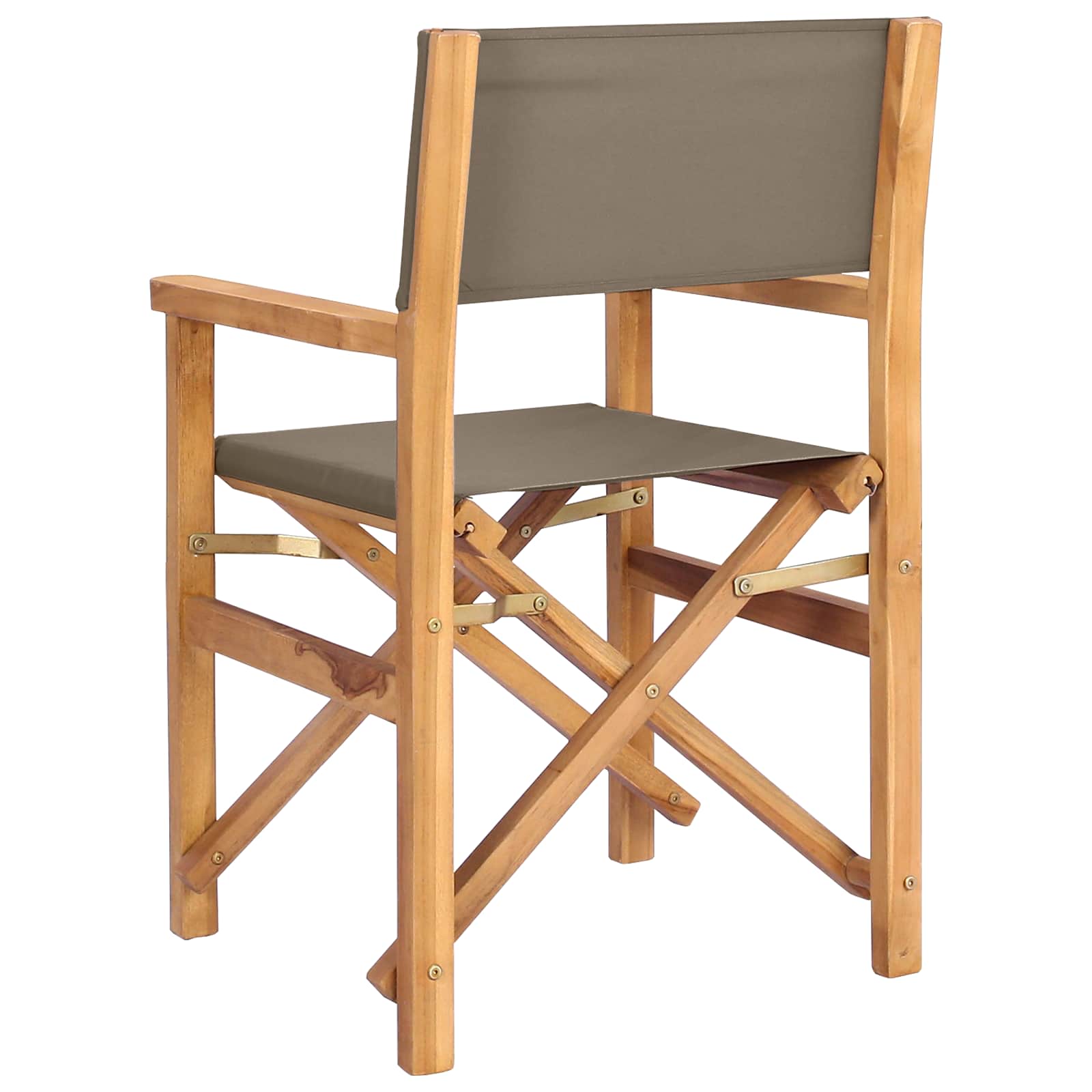 Regiestuhl 100% Polyester mit solidem Teak