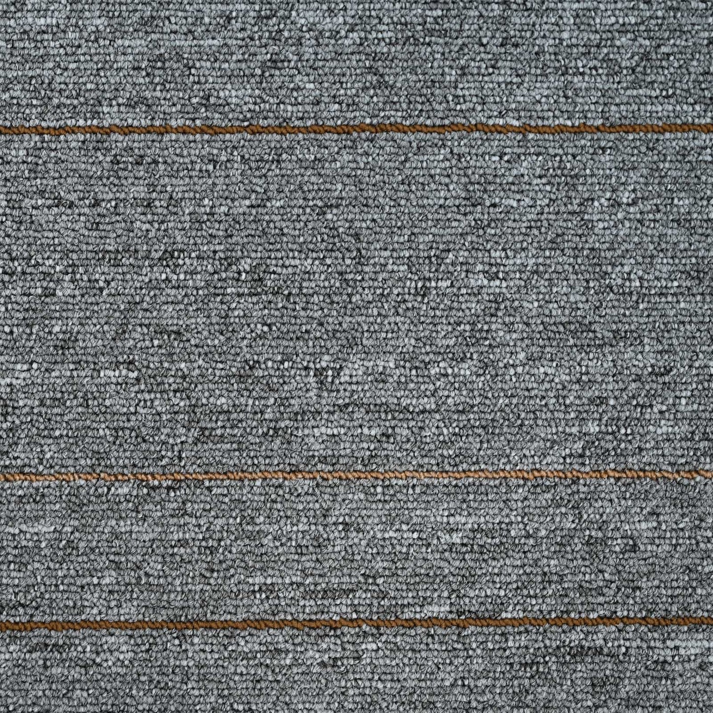 Teppichfliese Hellgrau mit Streifen 50 x 50 cm 4 stk.