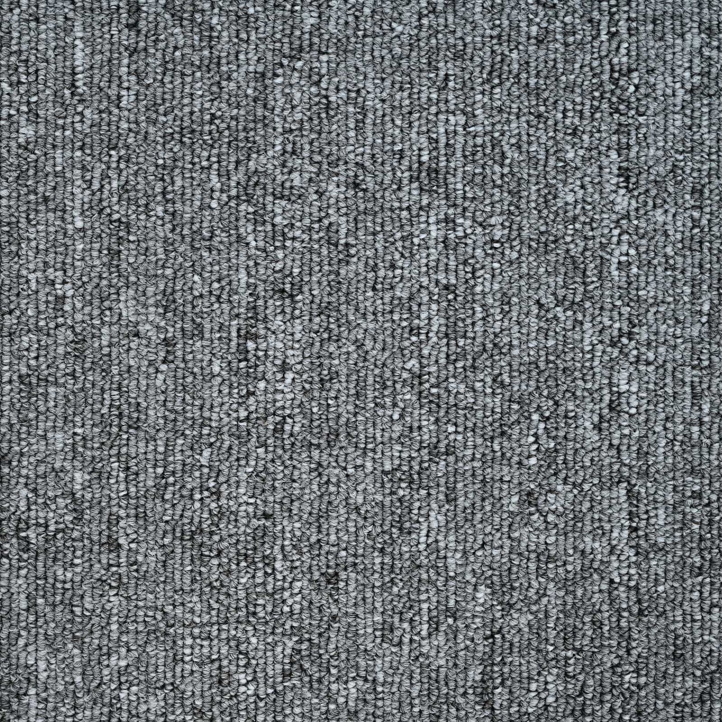 Teppichfliese Hellgrau 50 x 50 cm 36 stk. PP und Bitumen
