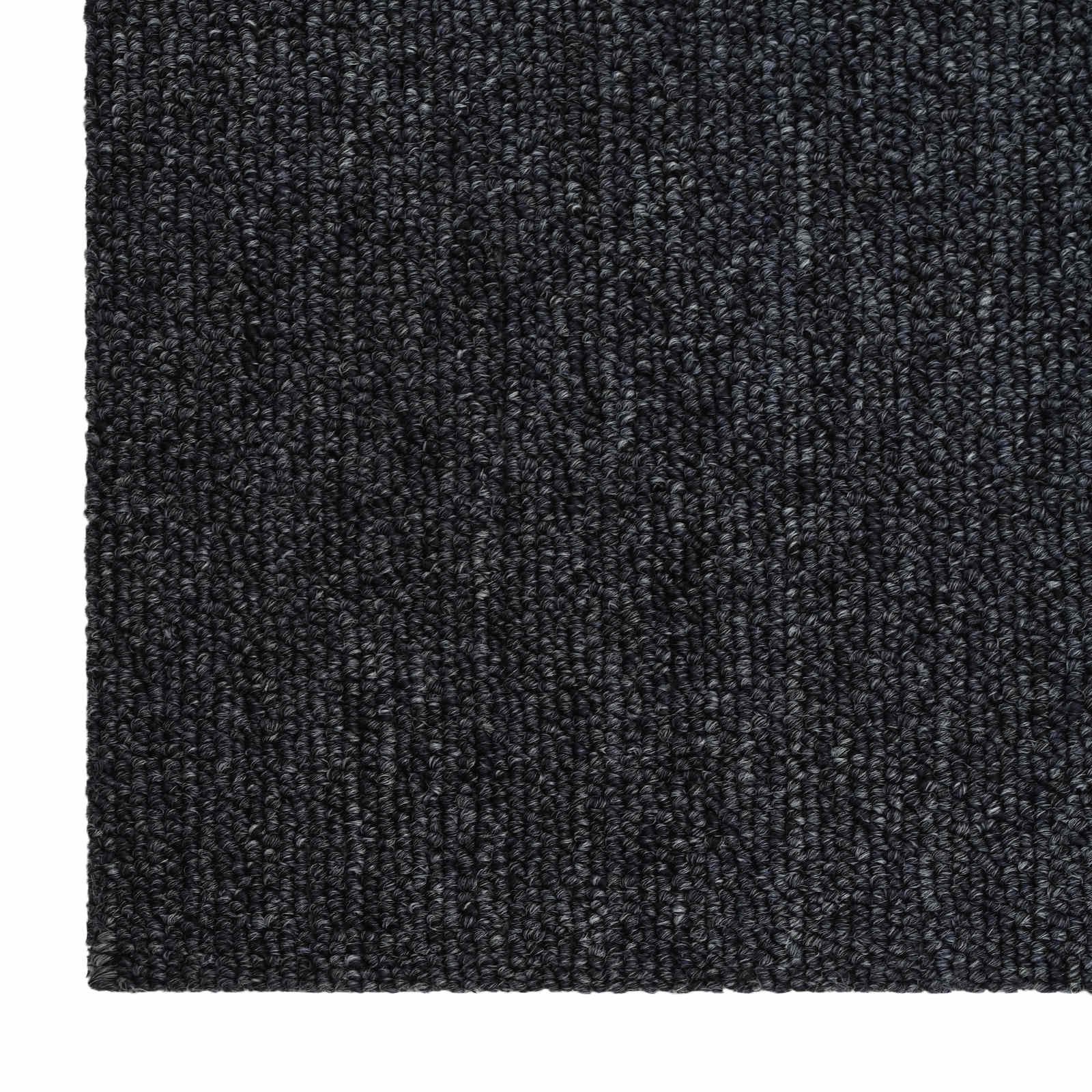 Teppichfliese Dunkelgrau 50 x 50 cm 4 stk. PP und Bitumen