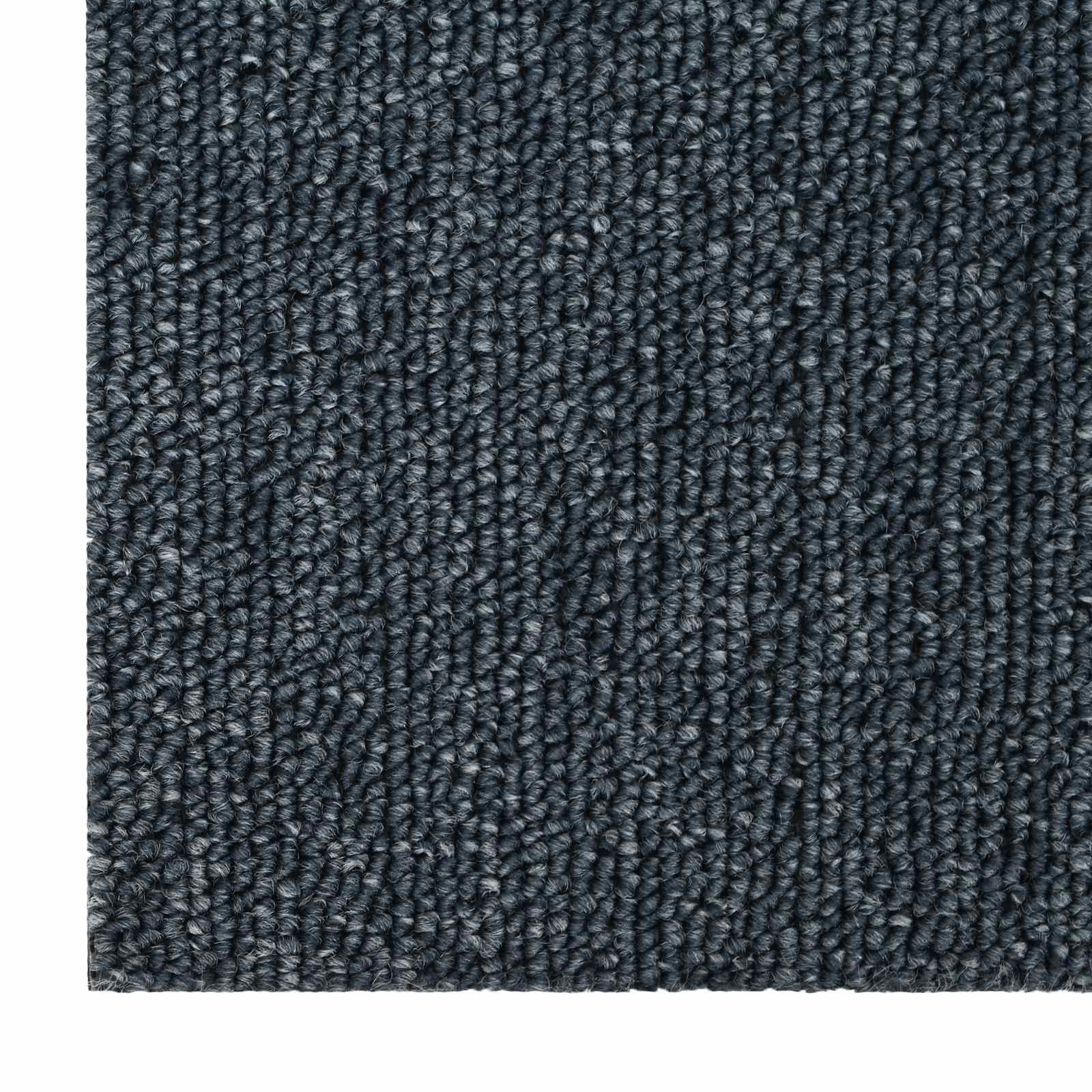 Teppichfliese Blaugrau 50 x 50 cm 36 stk. PP und Bitumen