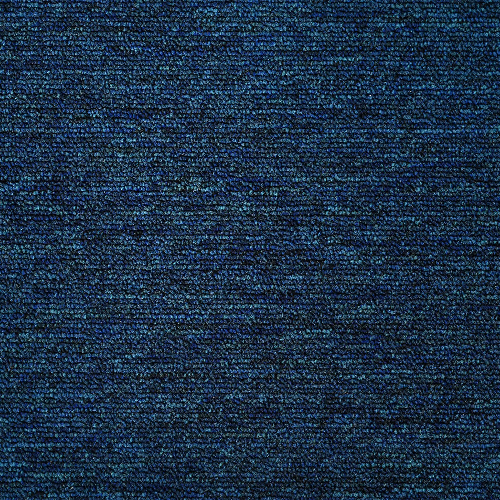 Teppichfliese Blau 50 x 50 cm 4 stk. PP und Bitumen