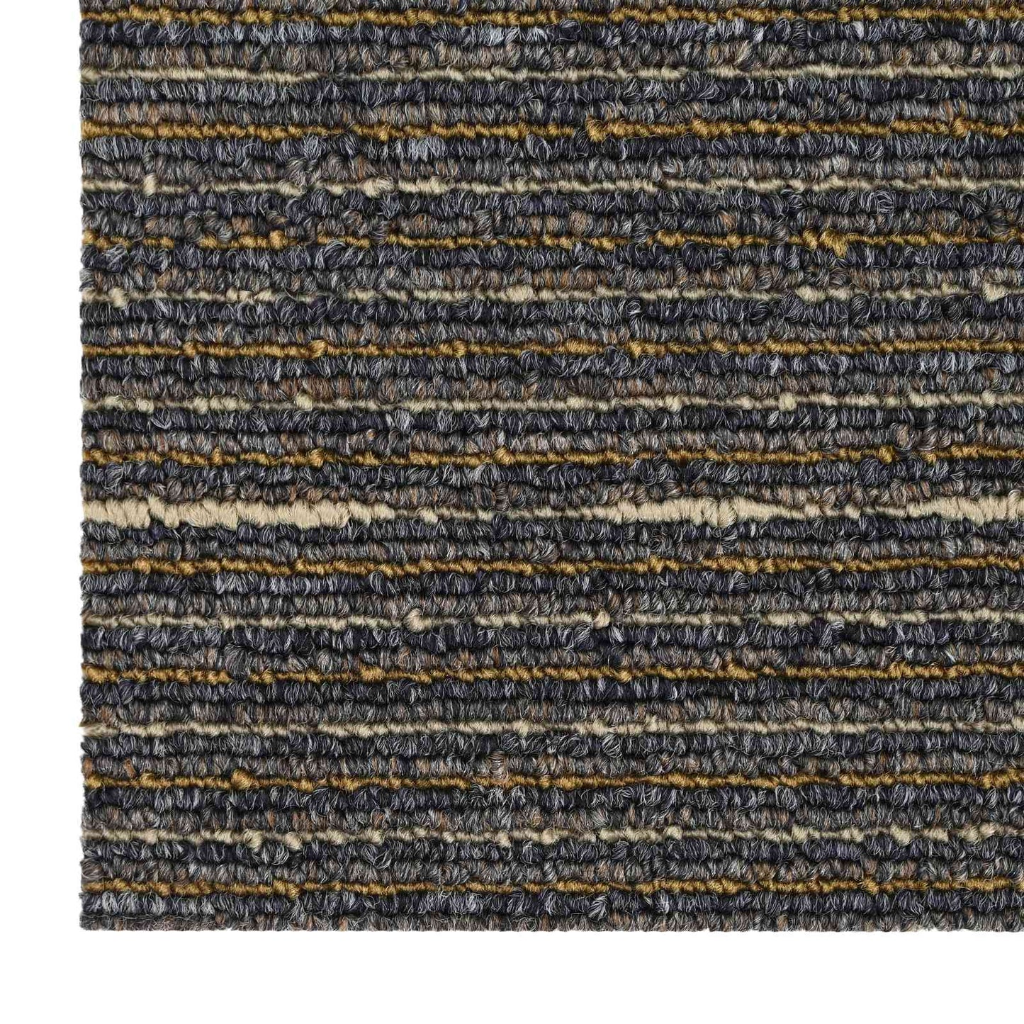 Teppichfliese Gestreift Hellbraun 50 x 50 cm 20 stk.