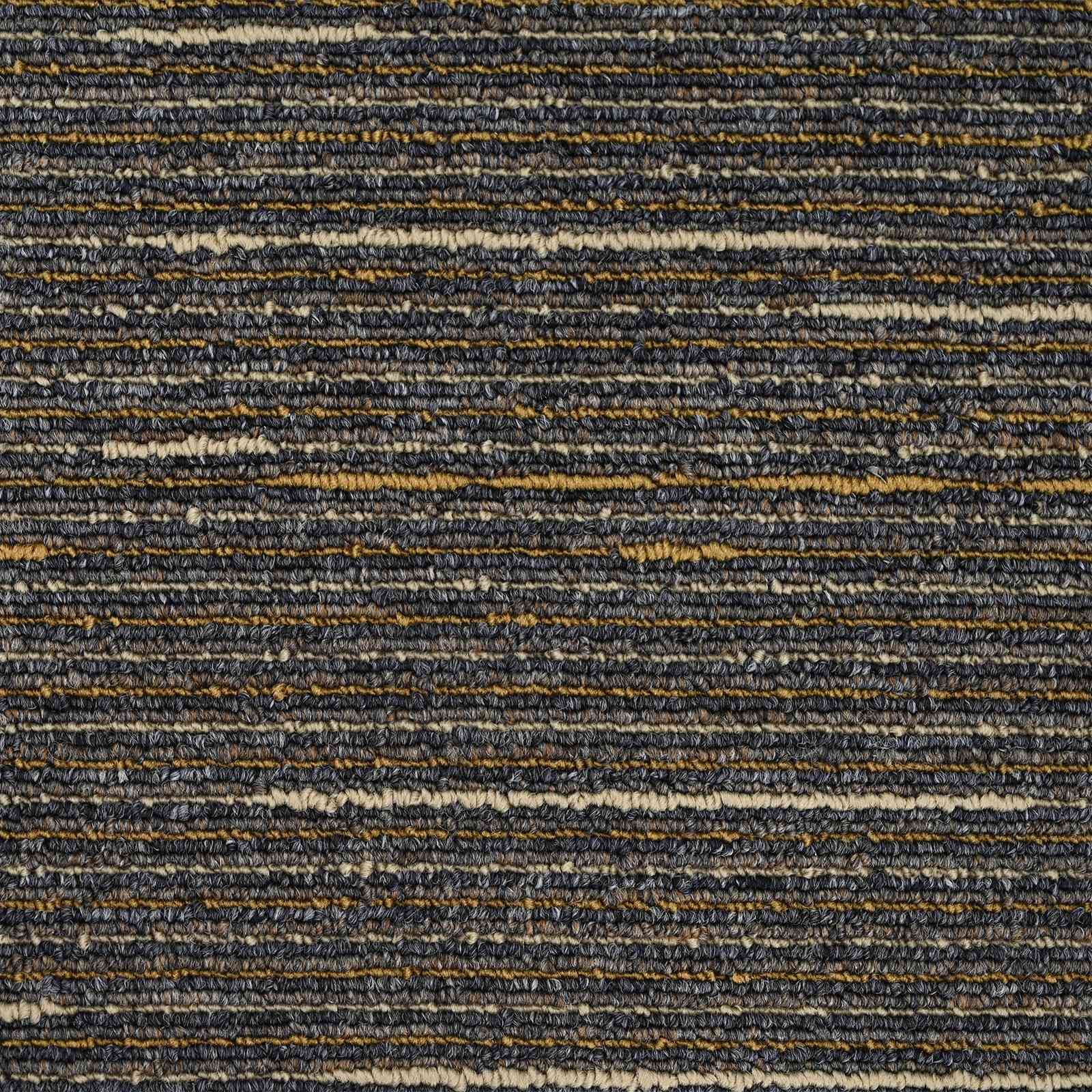 Teppichfliese Gestreift Hellbraun 50 x 50 cm 20 stk.