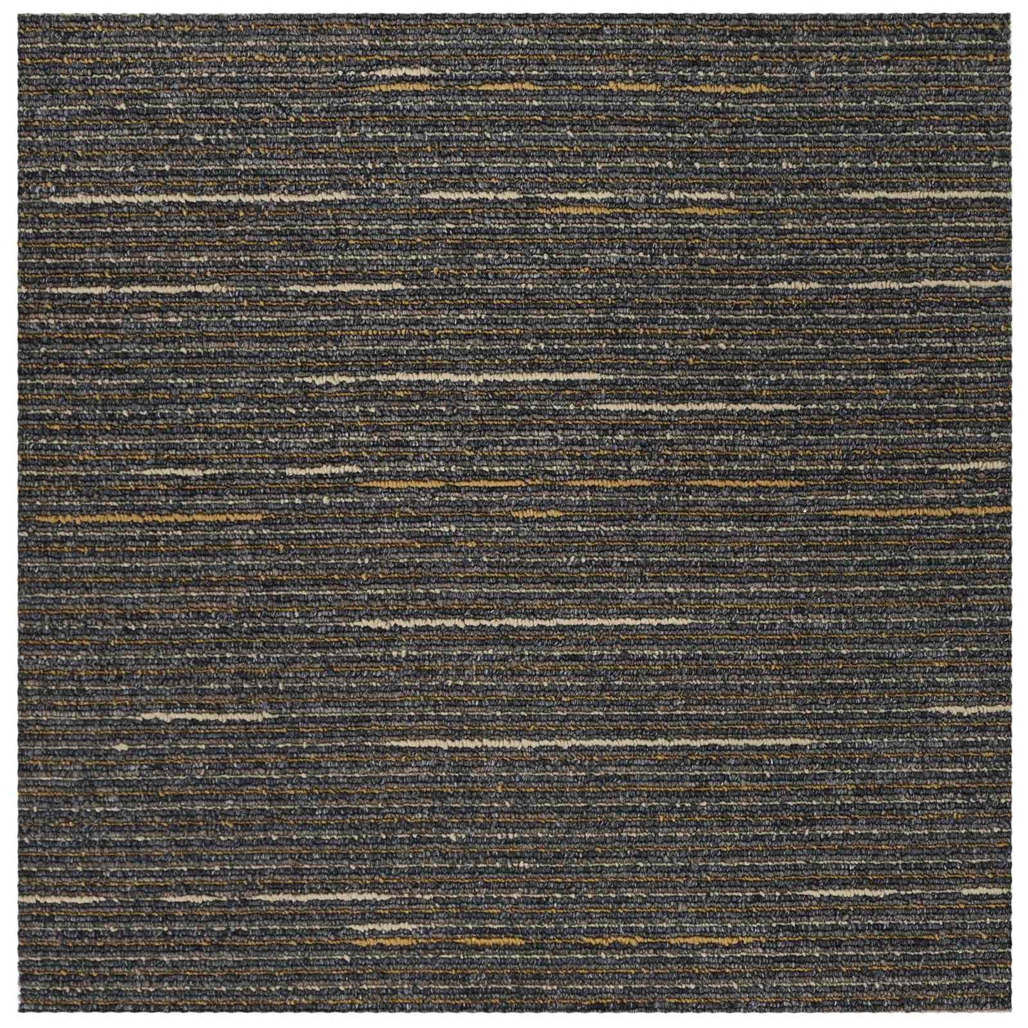 Teppichfliese Gestreift Hellbraun 50 x 50 cm 20 stk.