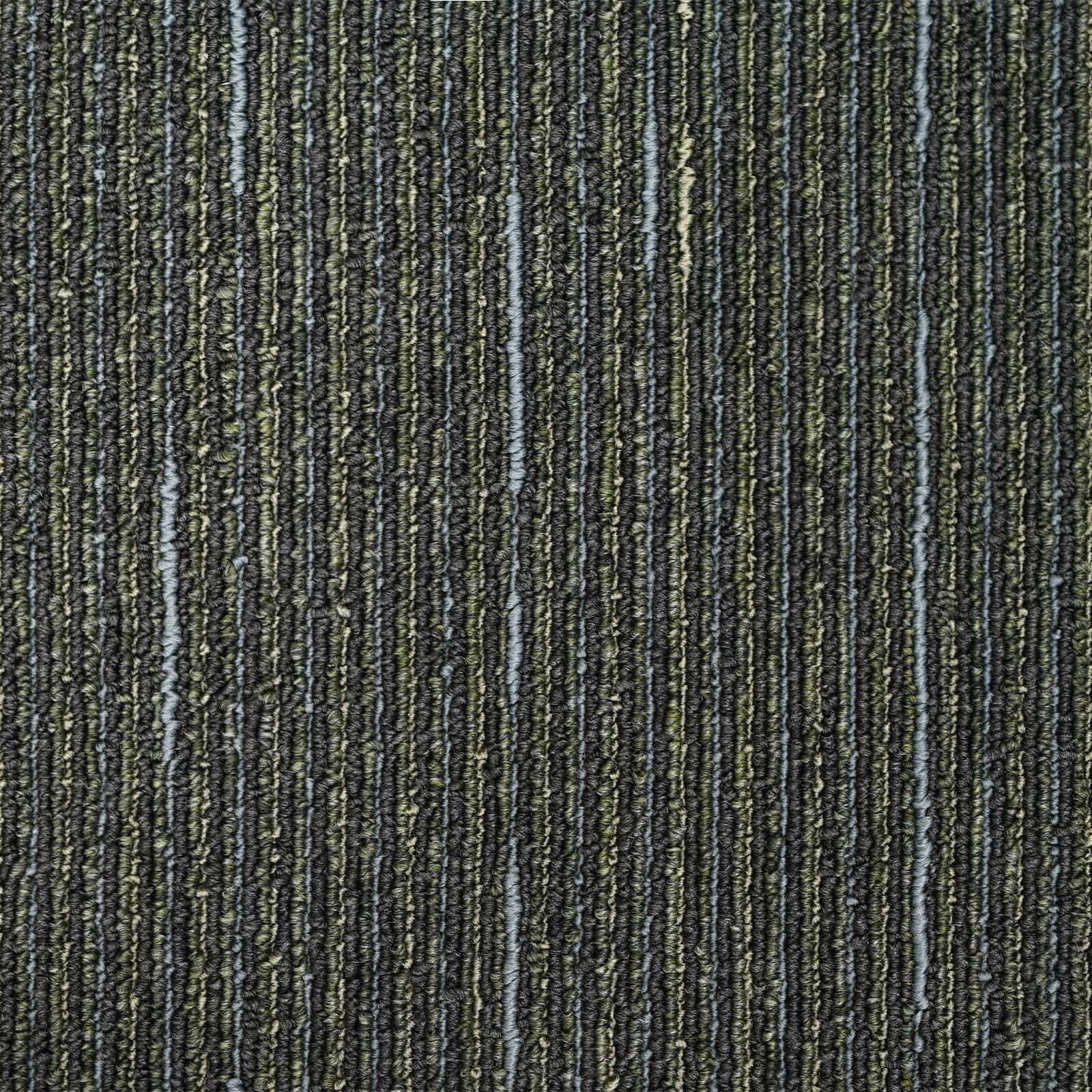 Teppichfliese Gestreift Hellgrün 50 x 50 cm 4 stk.