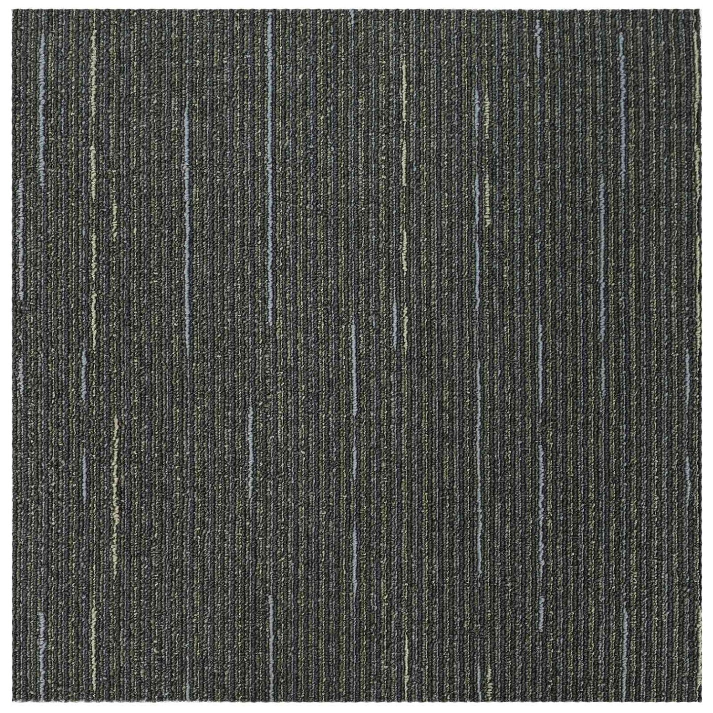 Teppichfliese Gestreift Hellgrün 50 x 50 cm 20 stk.