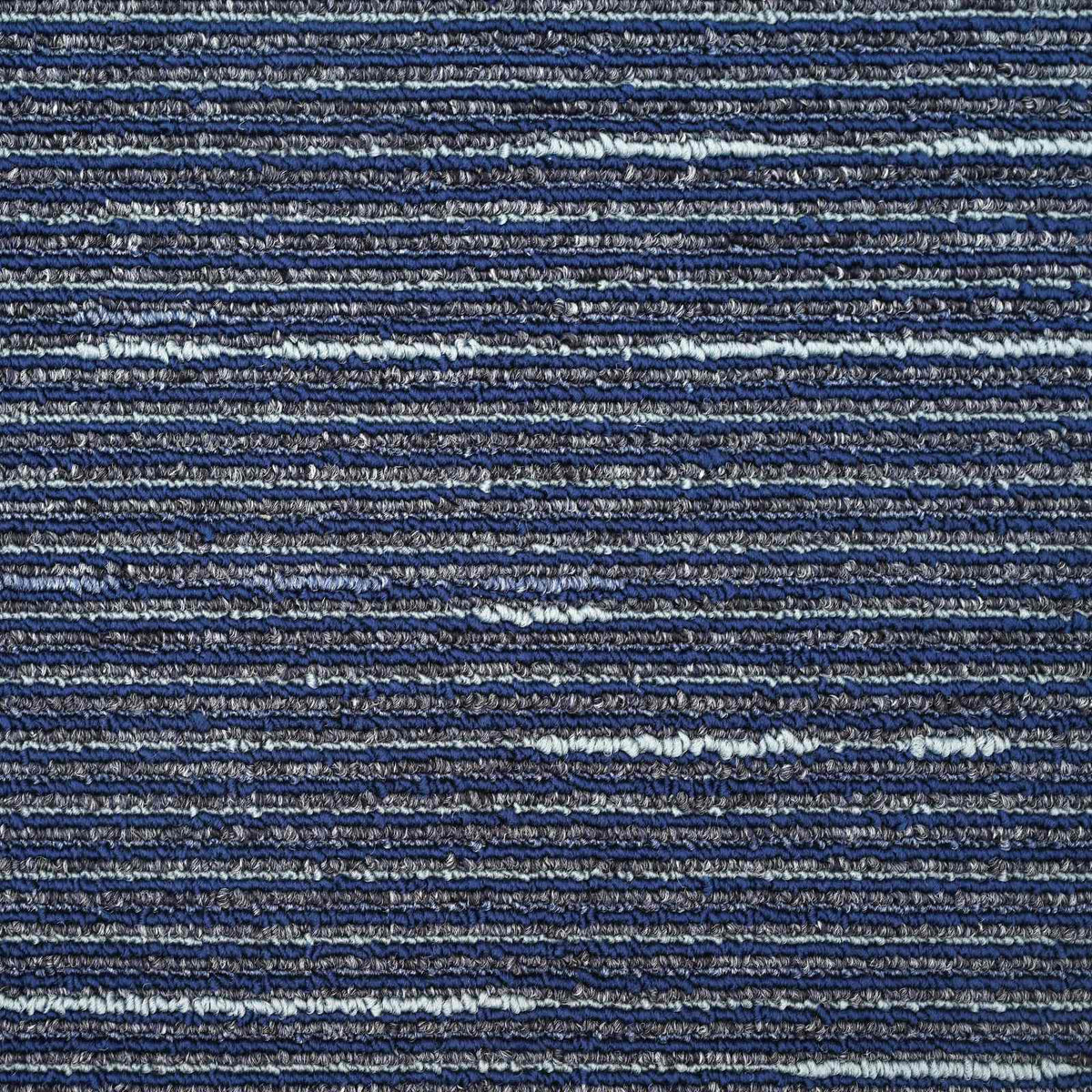 Teppichfliese Gestreift Blau 50 x 50 cm 20 stk.