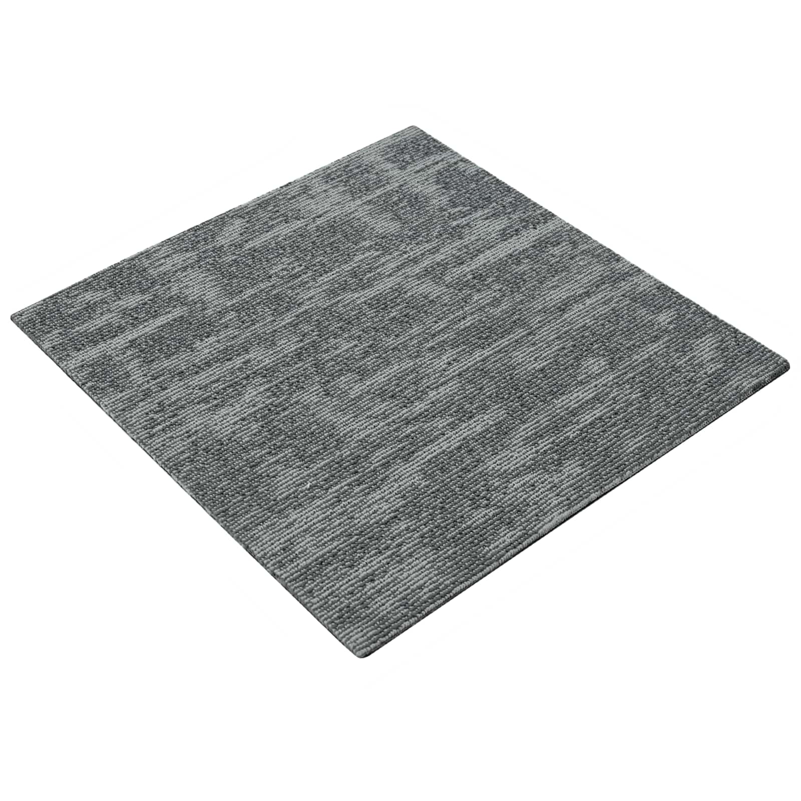 Teppichfliese Rockgrau 50 x 50 cm 20 Stk. PP und Bitumen