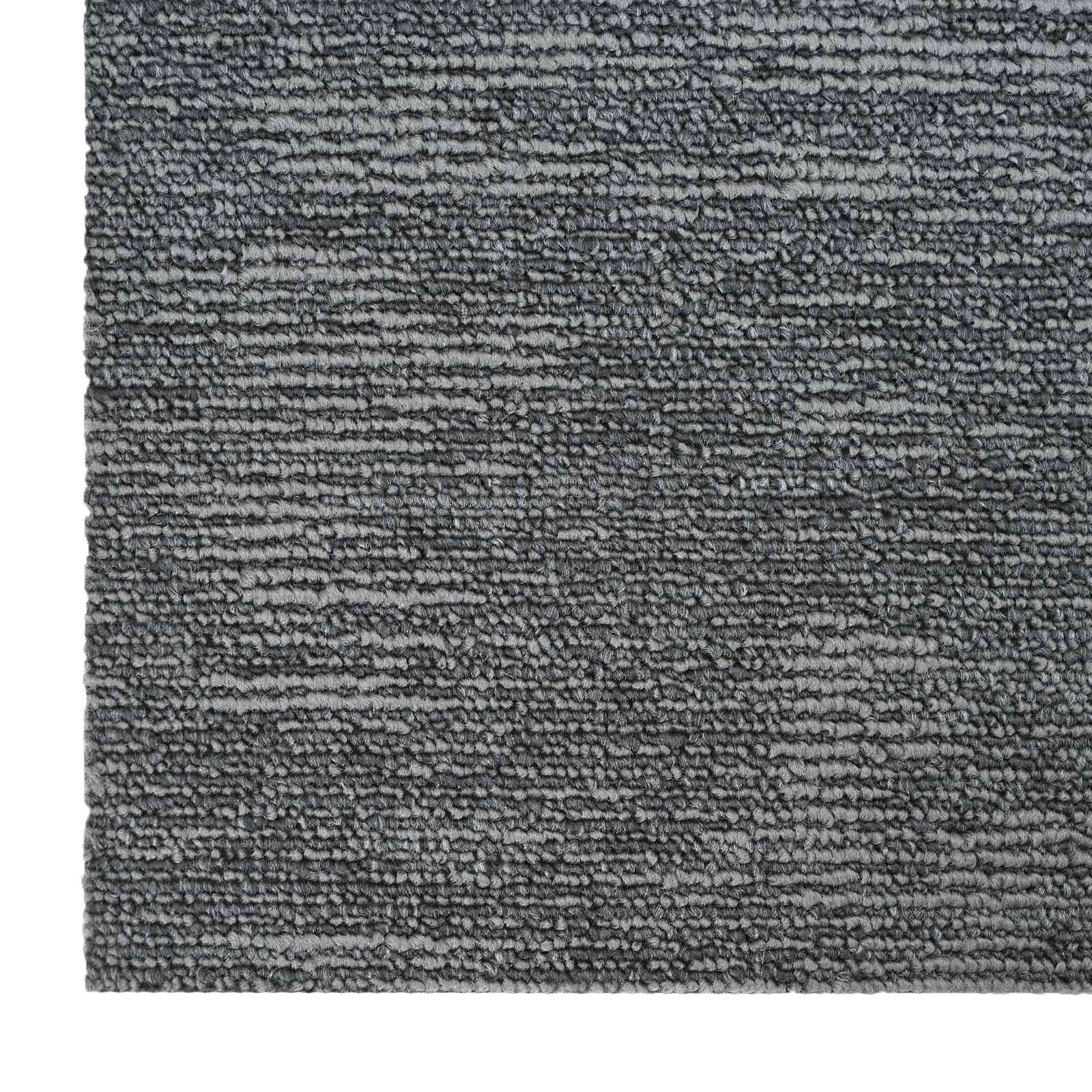 Teppichfliese Rockgrau 50 x 50 cm 36 stk. PP und Bitumen