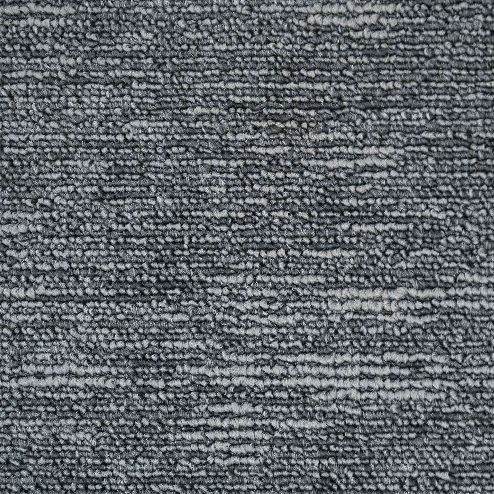 Teppichfliese Rockgrau 50 x 50 cm 36 stk. PP und Bitumen
