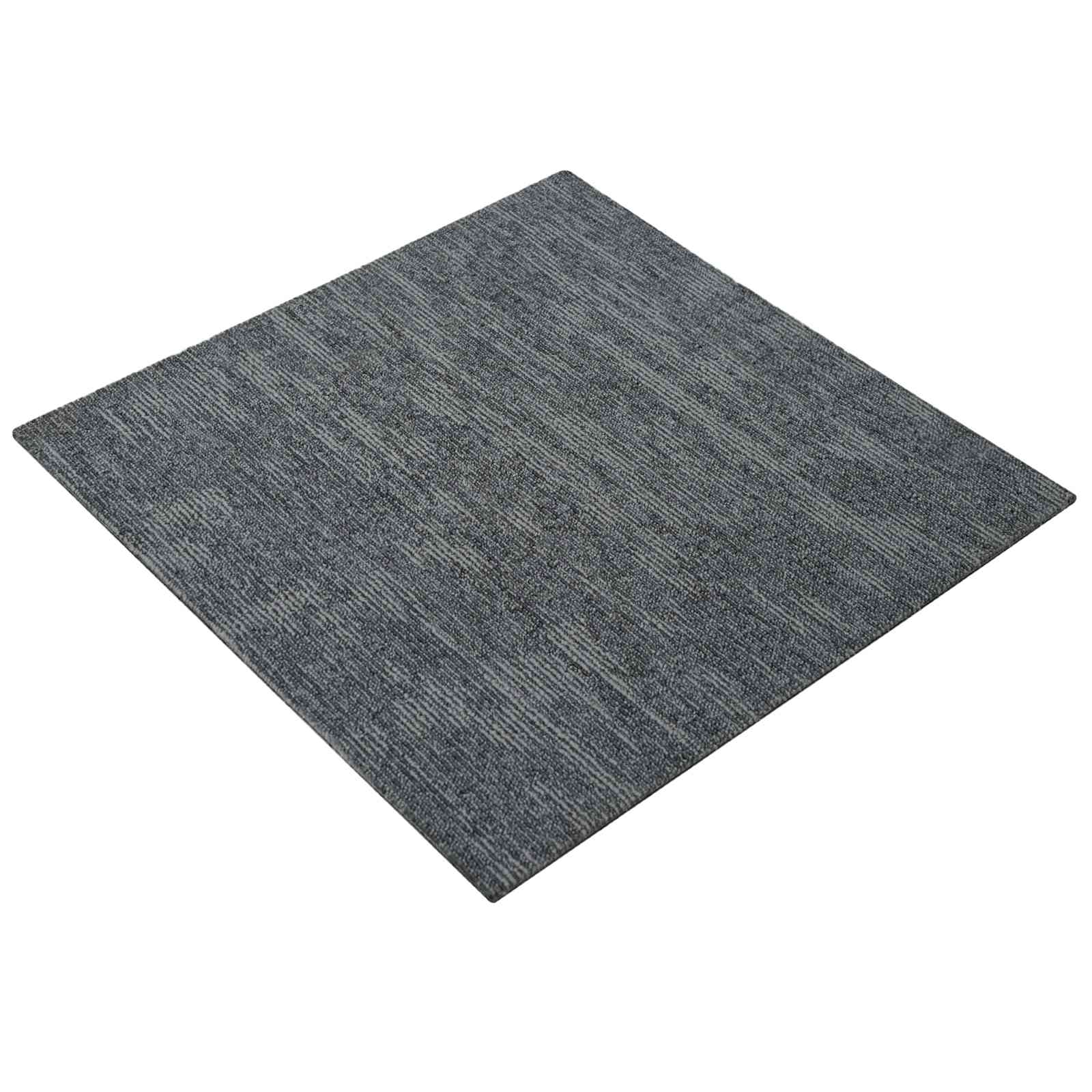 Teppichfliese Himmelgrau 50 x 50 cm 36 stk. PP und Bitumen