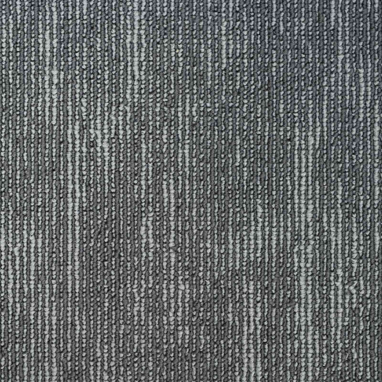 Teppichfliese Betongrau 50 x 50 cm 20 stk. PP und Bitumen