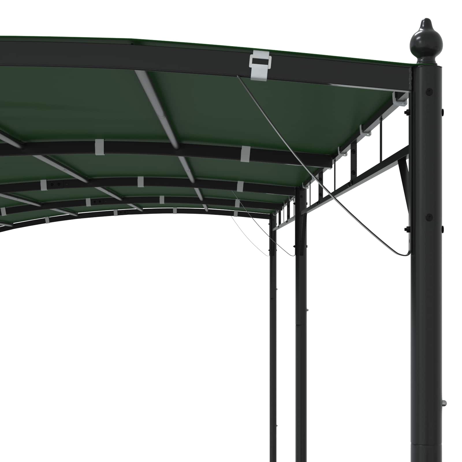 Pavillon 6 x 3 x 2,55 m Grün