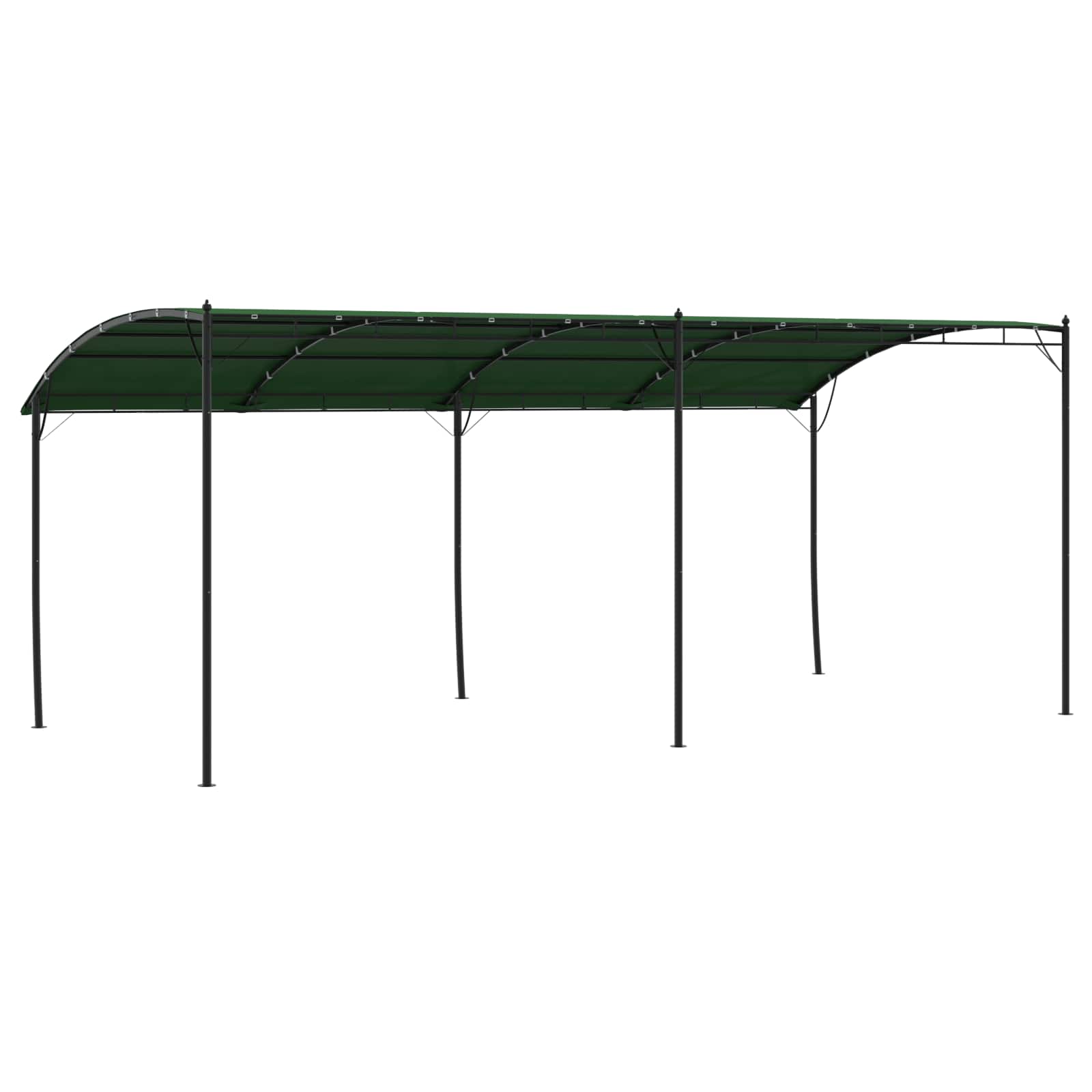 Pavillon 6 x 3 x 2,55 m Grün