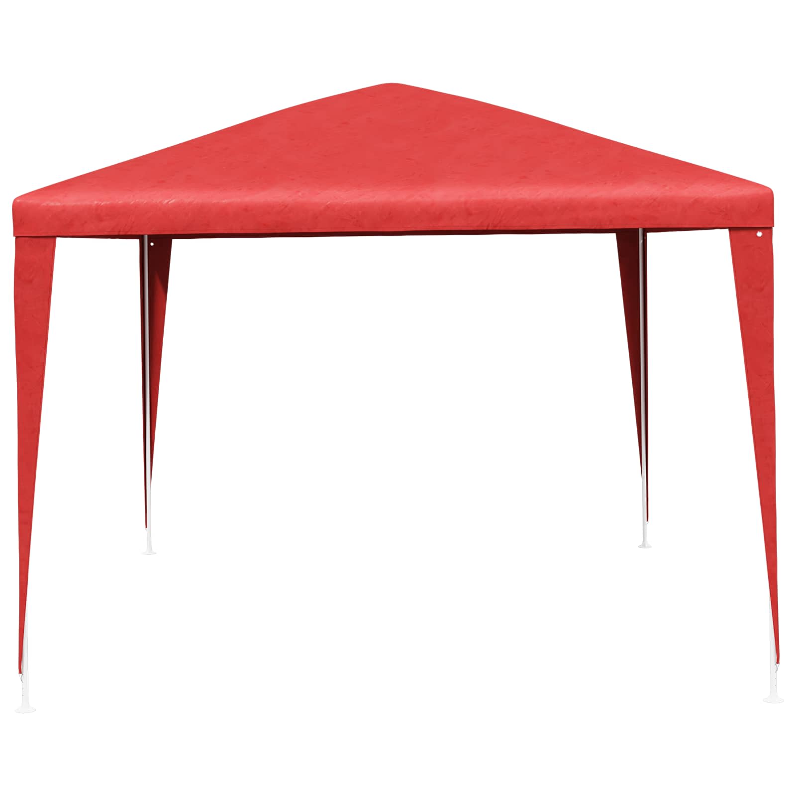 Party-Zelt 400 x 300 x 255 cm Rot PE und Stahl