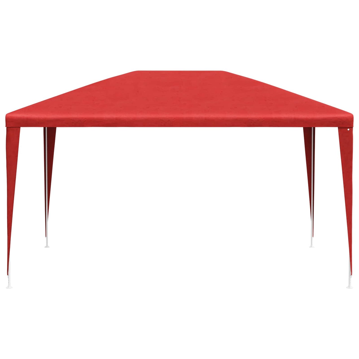 Party-Zelt 400 x 300 x 255 cm Rot PE und Stahl