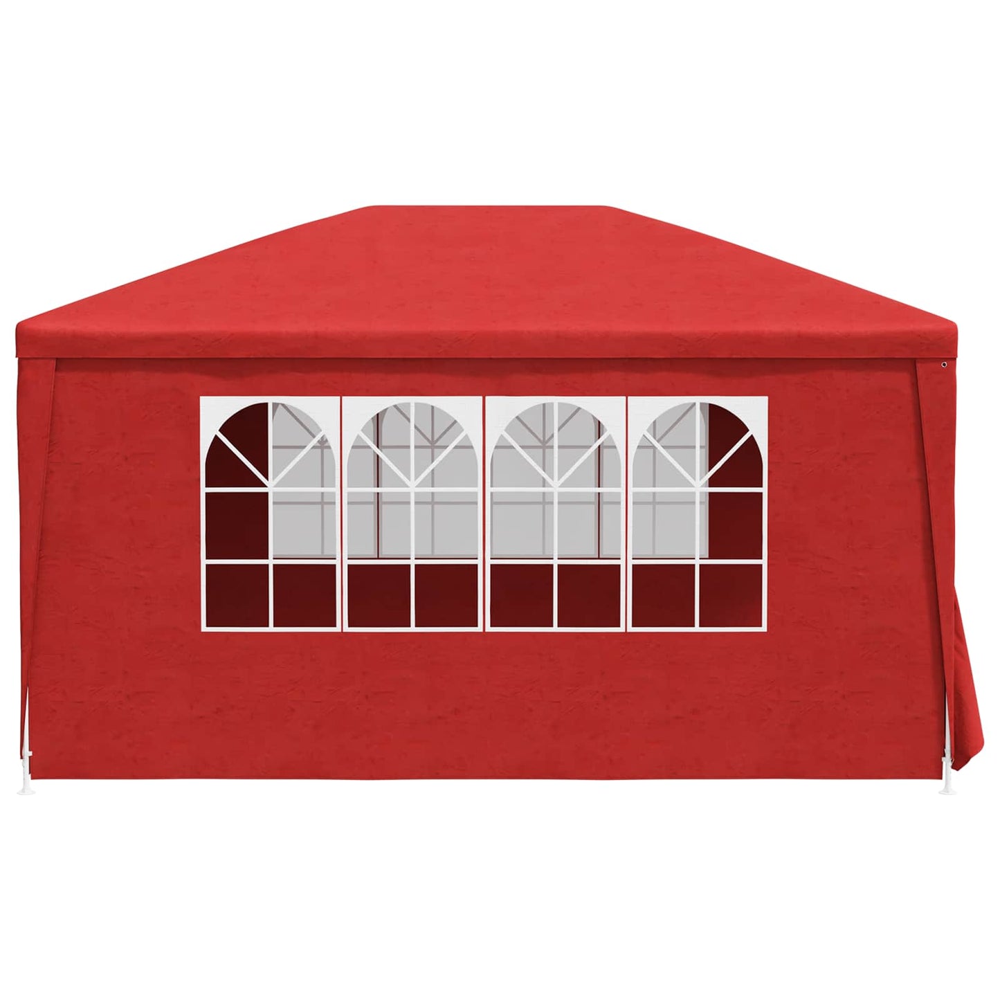 Party-Zelt 400 x 300 x 255 cm Rot PE and Steel