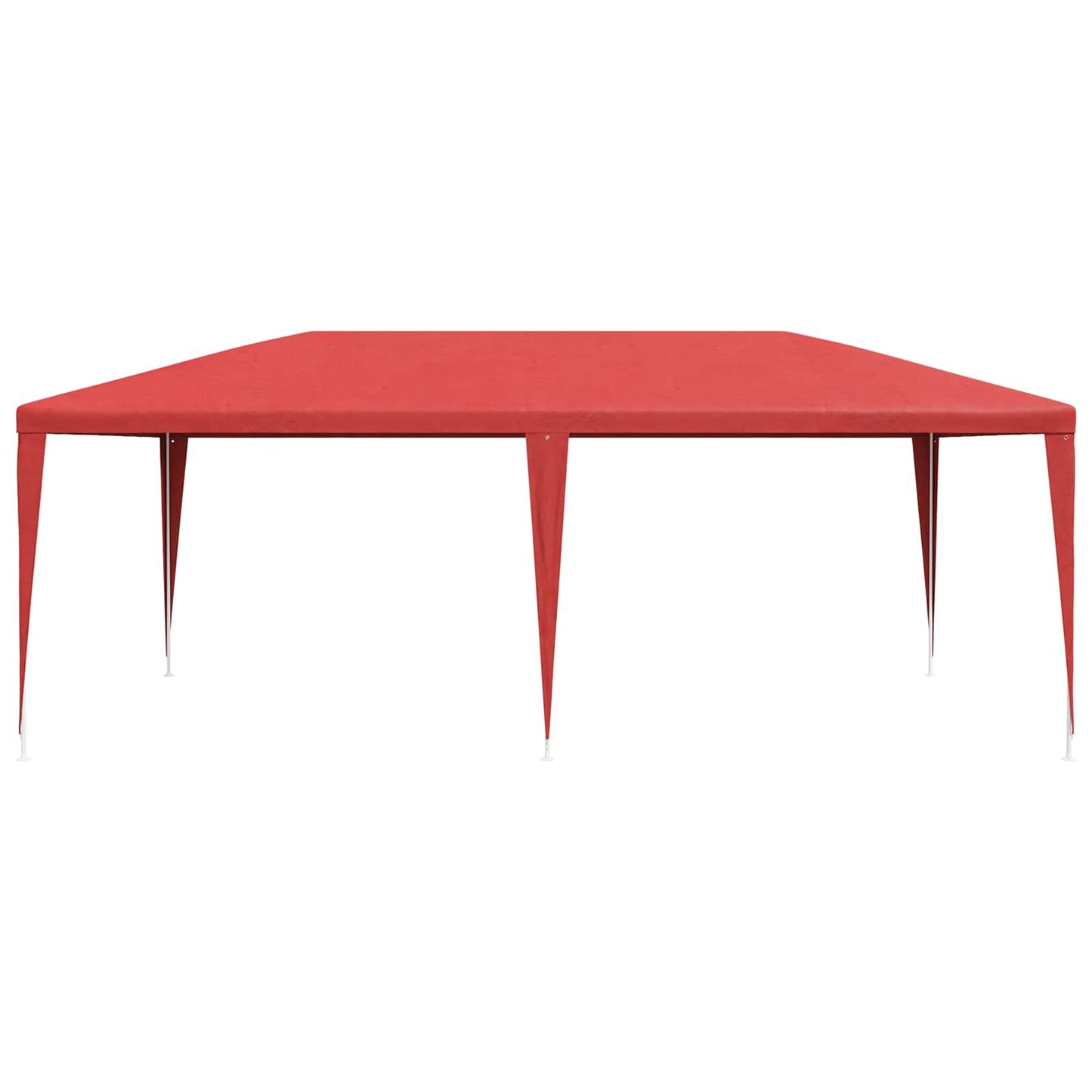 Party-Zelt Rot 600 x 300 x 255 cm PE und Stahl