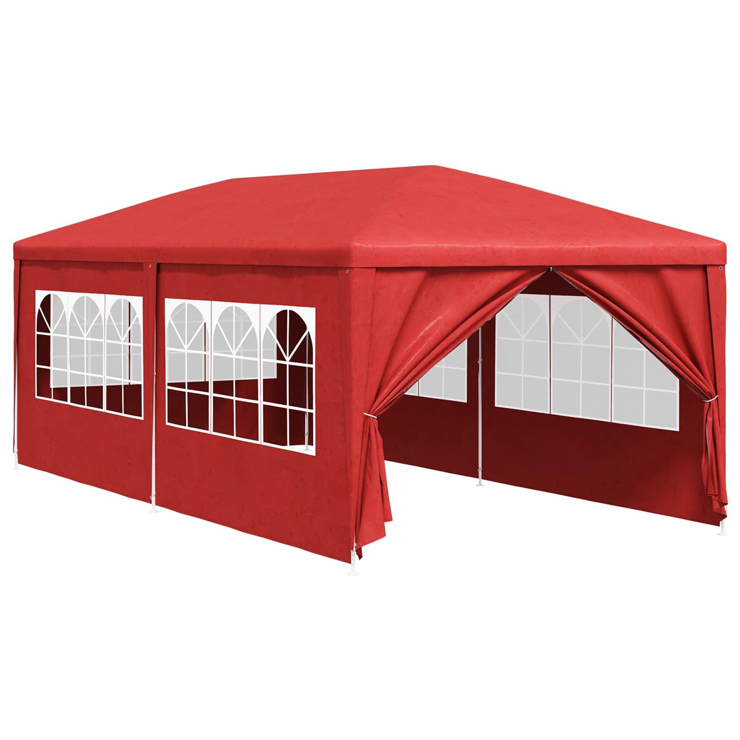 Party-Zelt 600 x 300 x 255 cm Rot PE and Steel