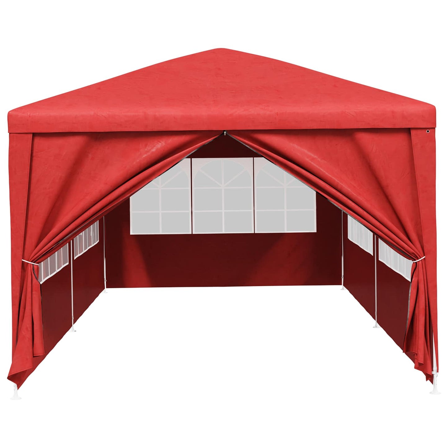 Party-Zelt 600 x 300 x 255 cm Rot PE and Steel