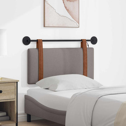Hängendes Kopfteil Mit LED Licht Taupe Antikes PU