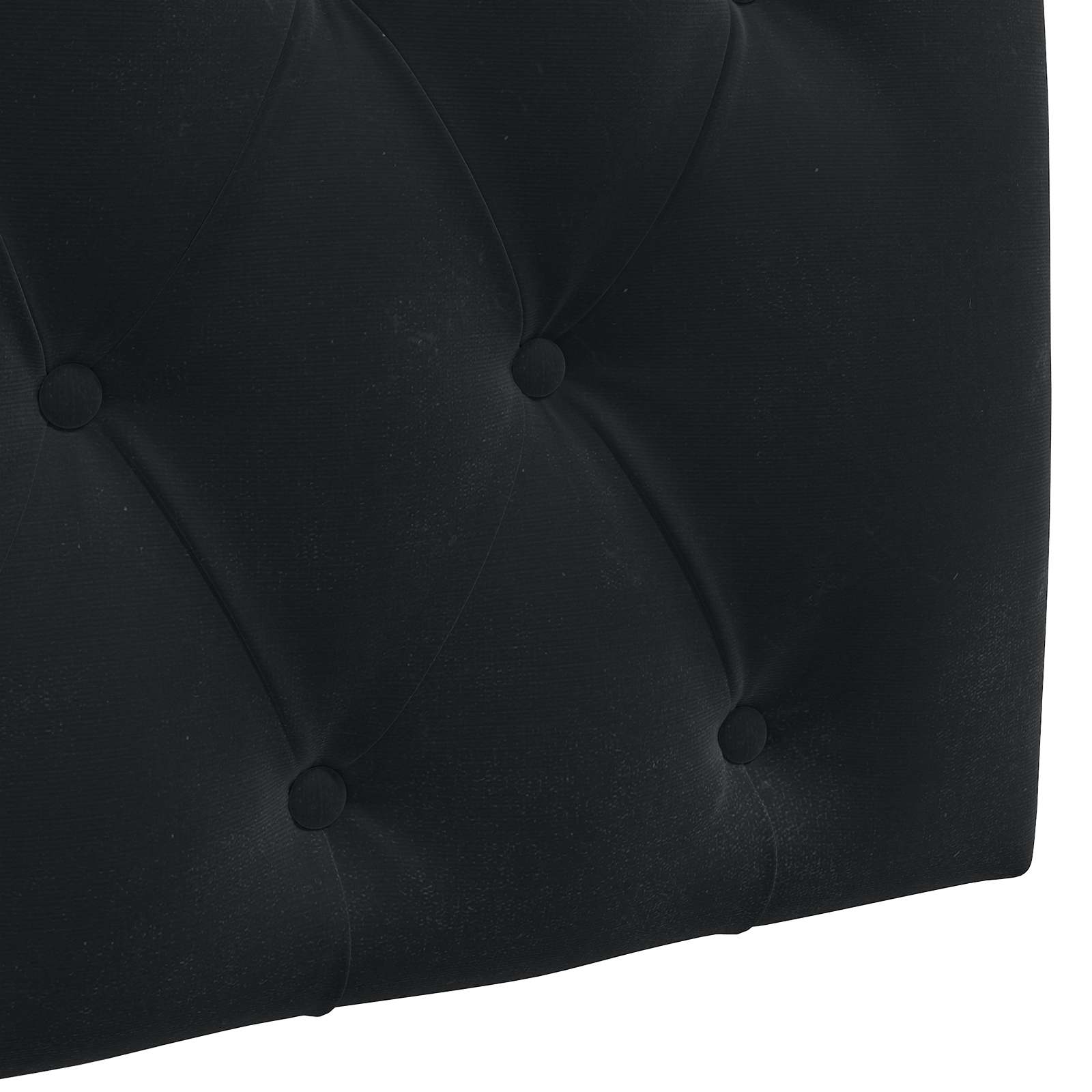 Hängendes Kopfteil Mit LED Licht Schwarz Samt
