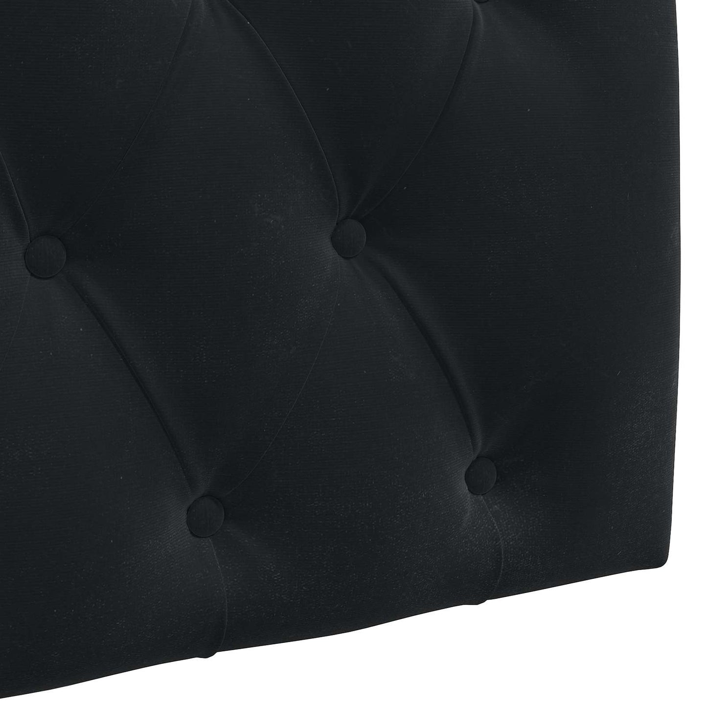 Hängendes Kopfteil Mit LED Licht Schwarz Samt