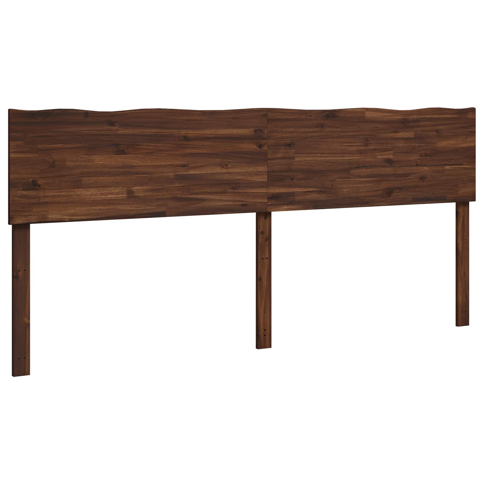 Kopfteil mit Live Edge ROSTOCK Dunkelbraun 200 cm