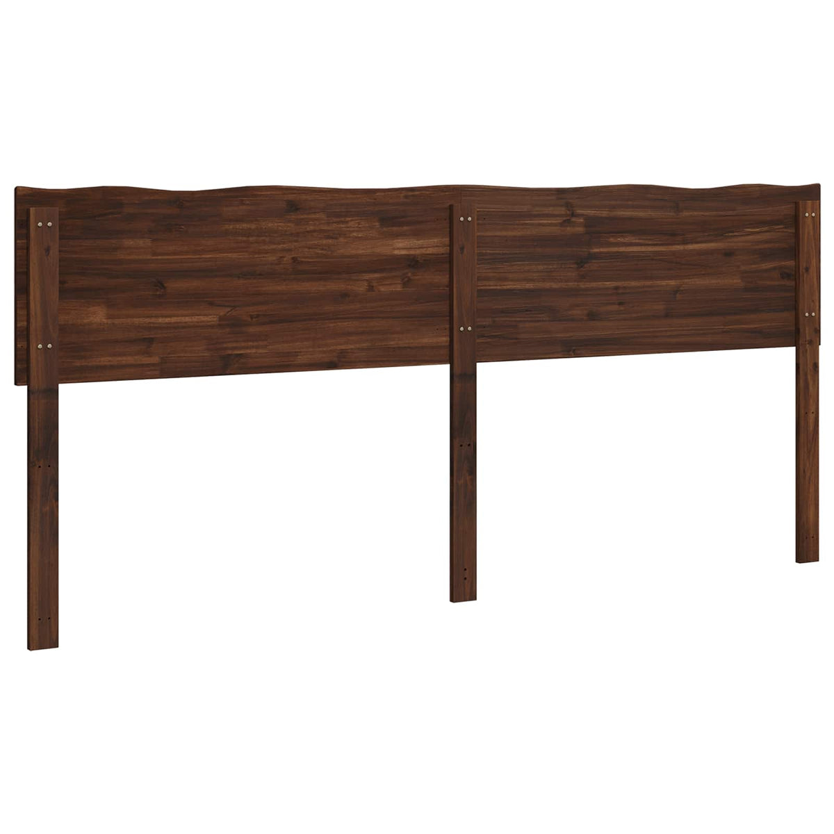Kopfteil mit Live Edge ROSTOCK Dunkelbraun 180 cm