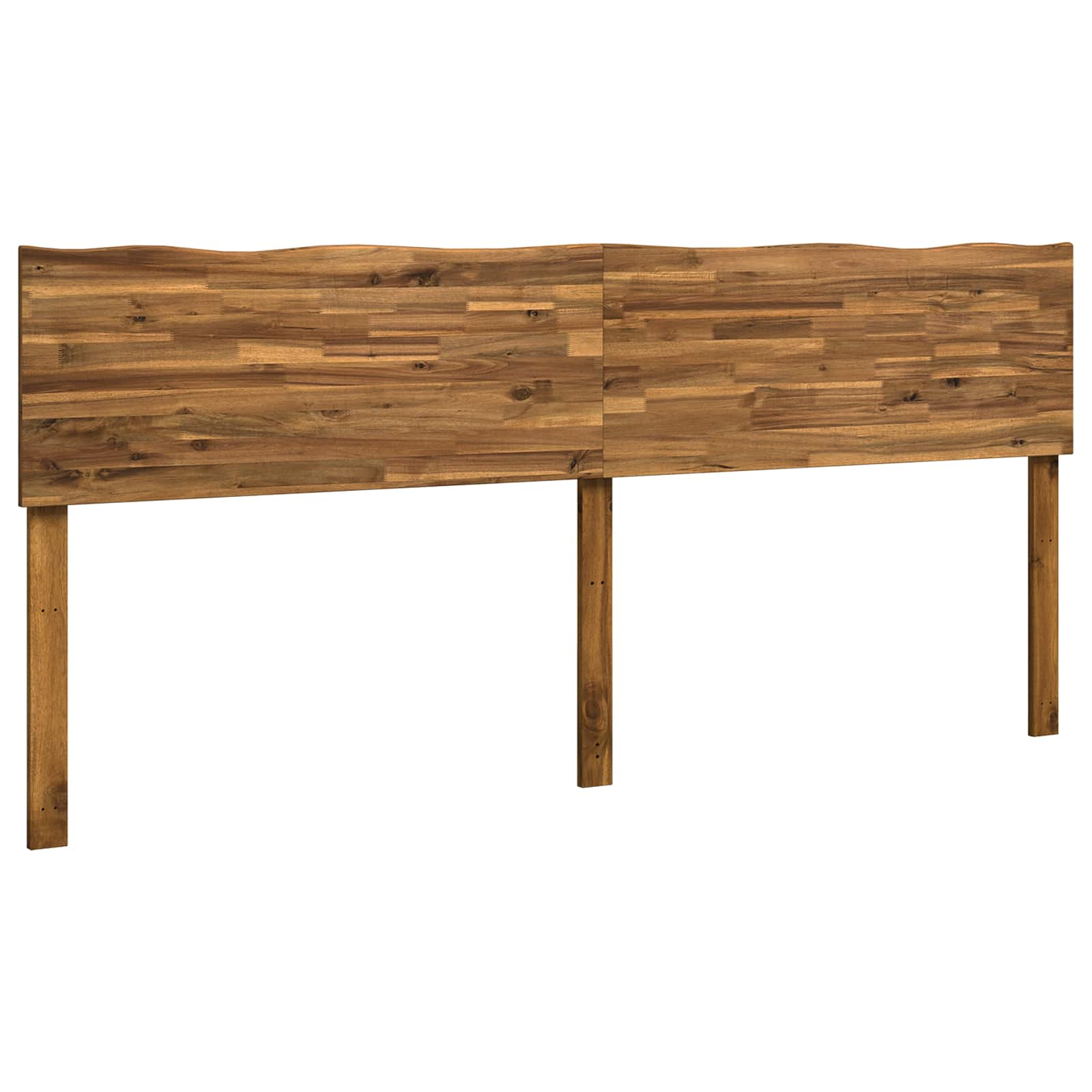 Kopfteil mit Live Edge ROSTOCK Natur 180 cm Massivholz Akazie