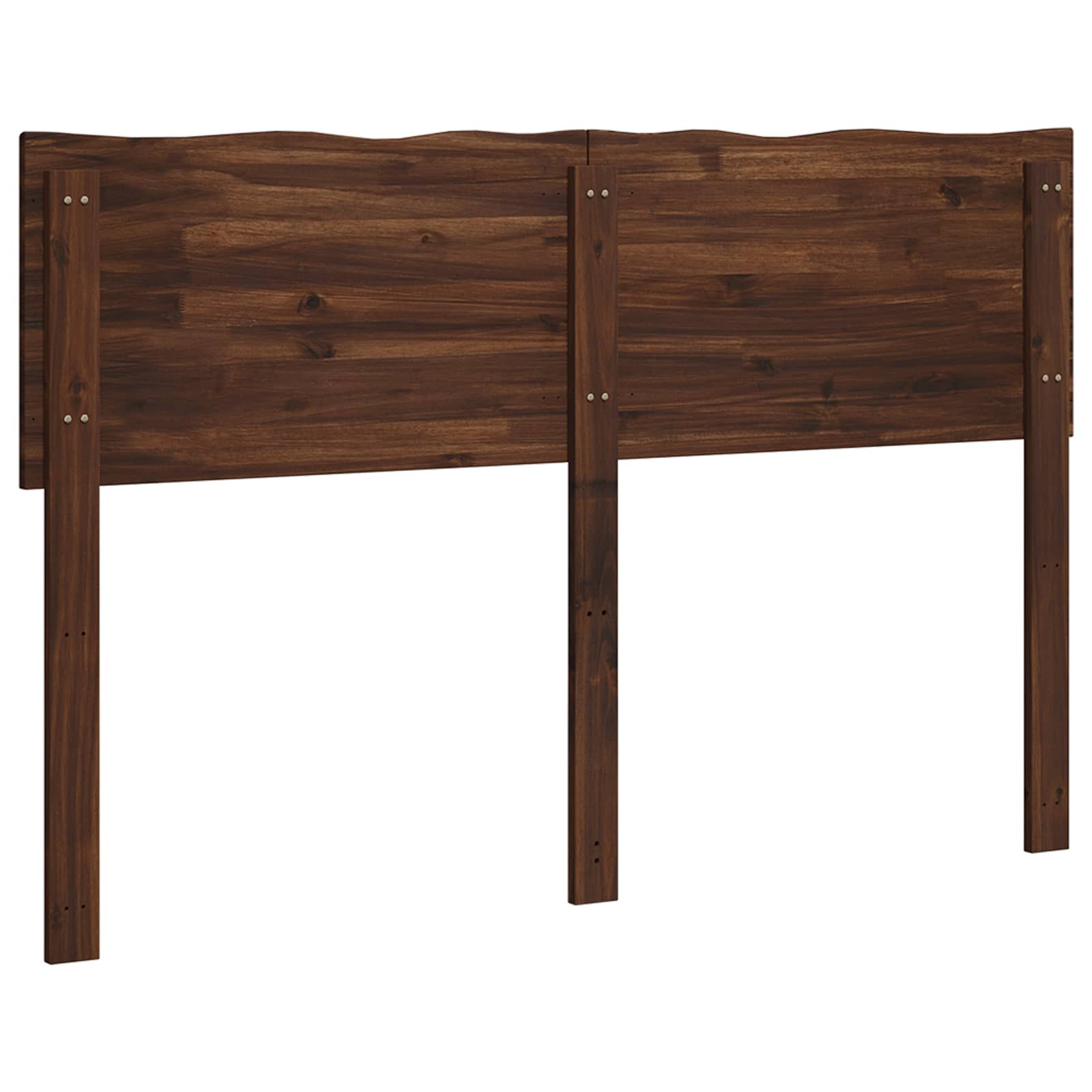 Kopfteil mit Live Edge ROSTOCK Dunkelbraun 160 cm